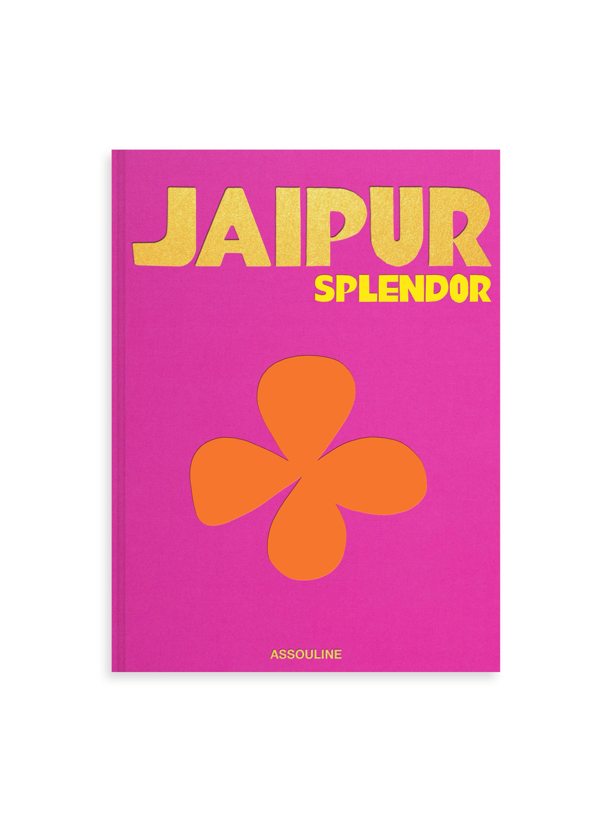Assouline ''Jaipur Splendor''Hardcover Book - Pink