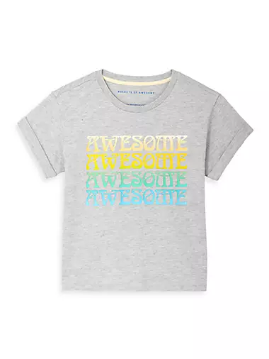 Little Girl's & Girl's Awesome Boxy T-Shirt