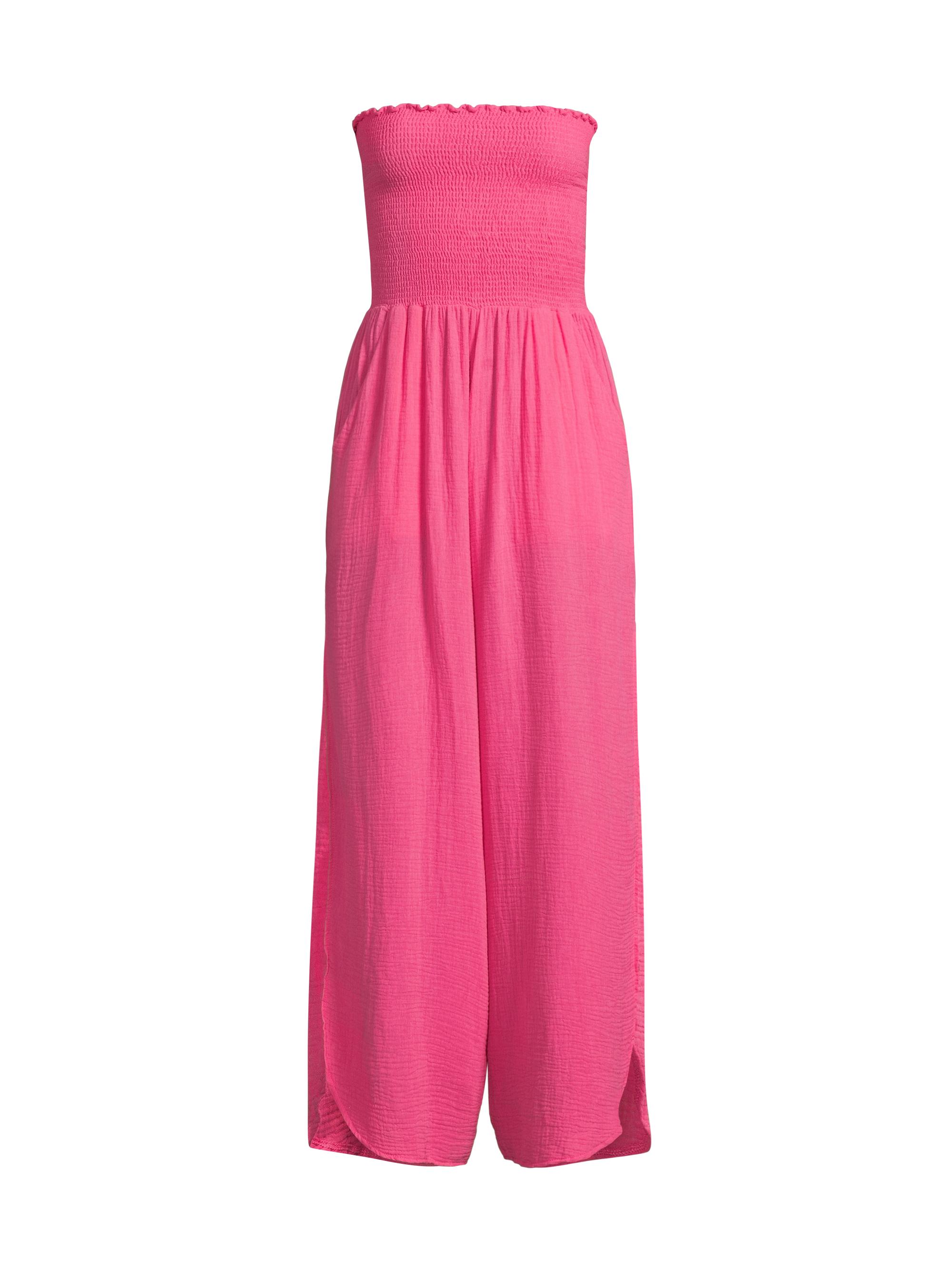 Peixoto Women's Harriet Strapless Jumpsuit - Pink Passion Iris