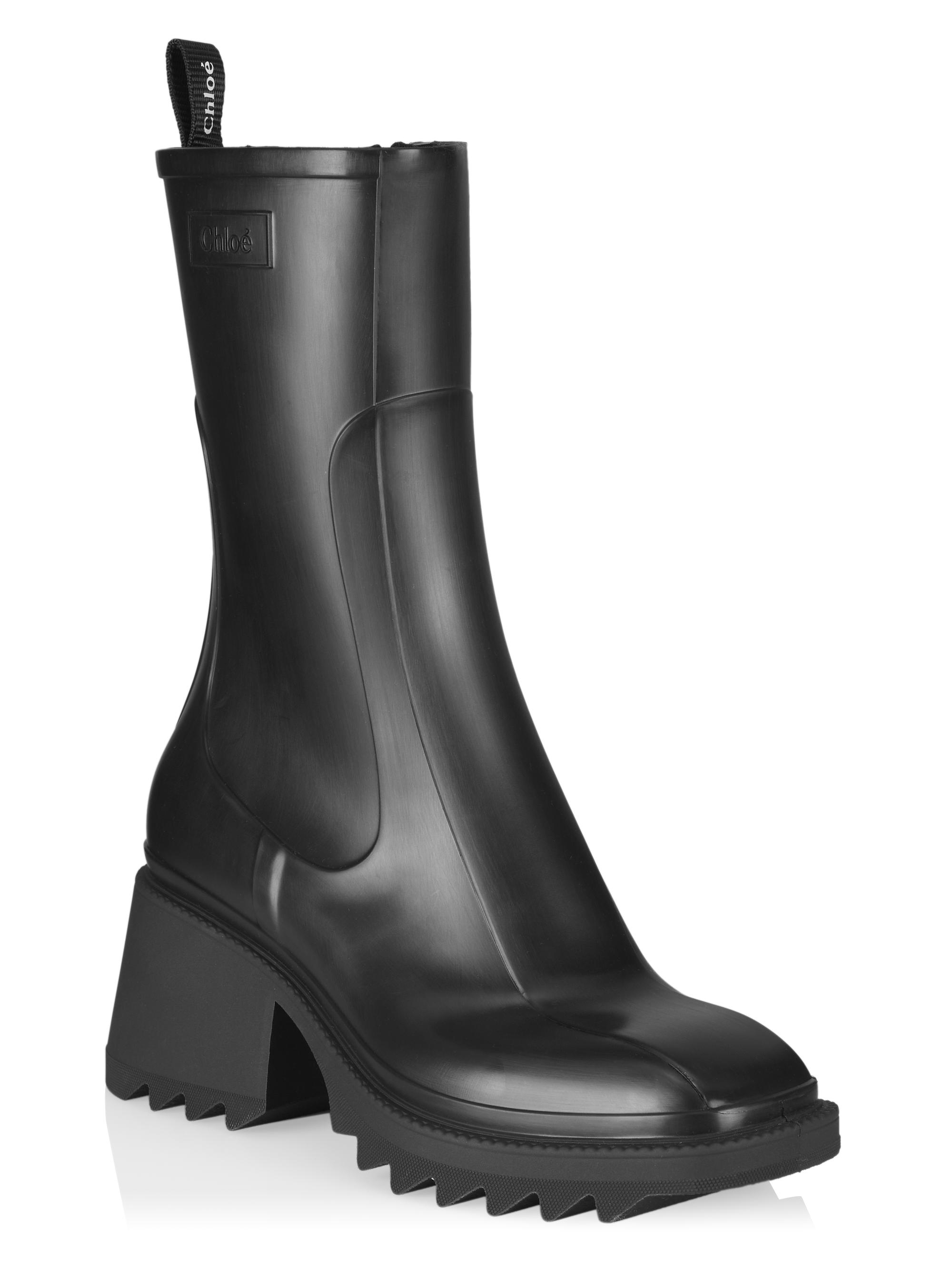Chloé Betty PVC Short Rain Boots | Saks Fifth Avenue