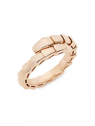 Serpenti Viper 18K Rose Gold Wrap Ring