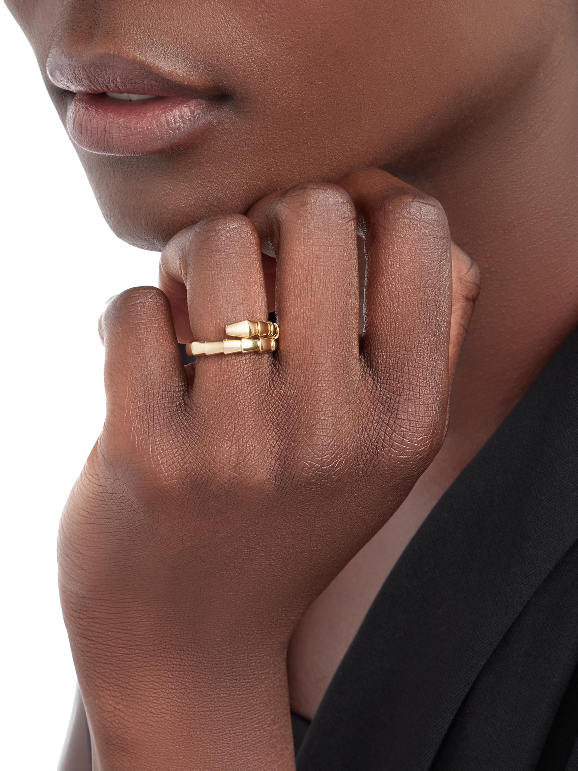 BVLGARI Serpenti Viper 18K Yellow Gold Wrap Ring | Saks Fifth Avenue