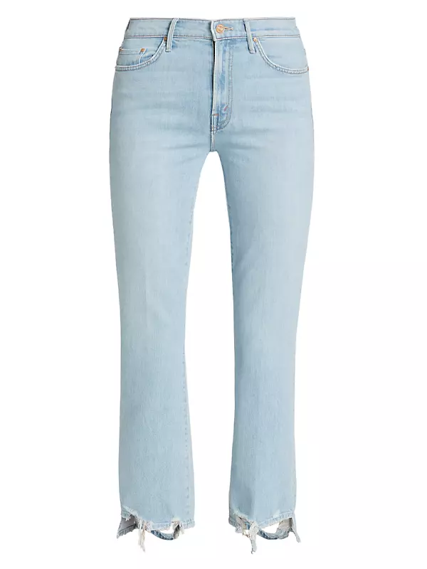The Insider Cropped Raw-Edge Jeans