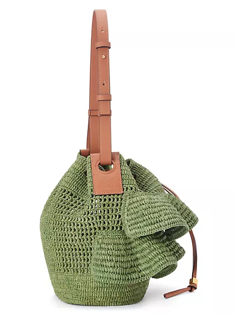 Women's Raffia Bucket Bag by Loewe