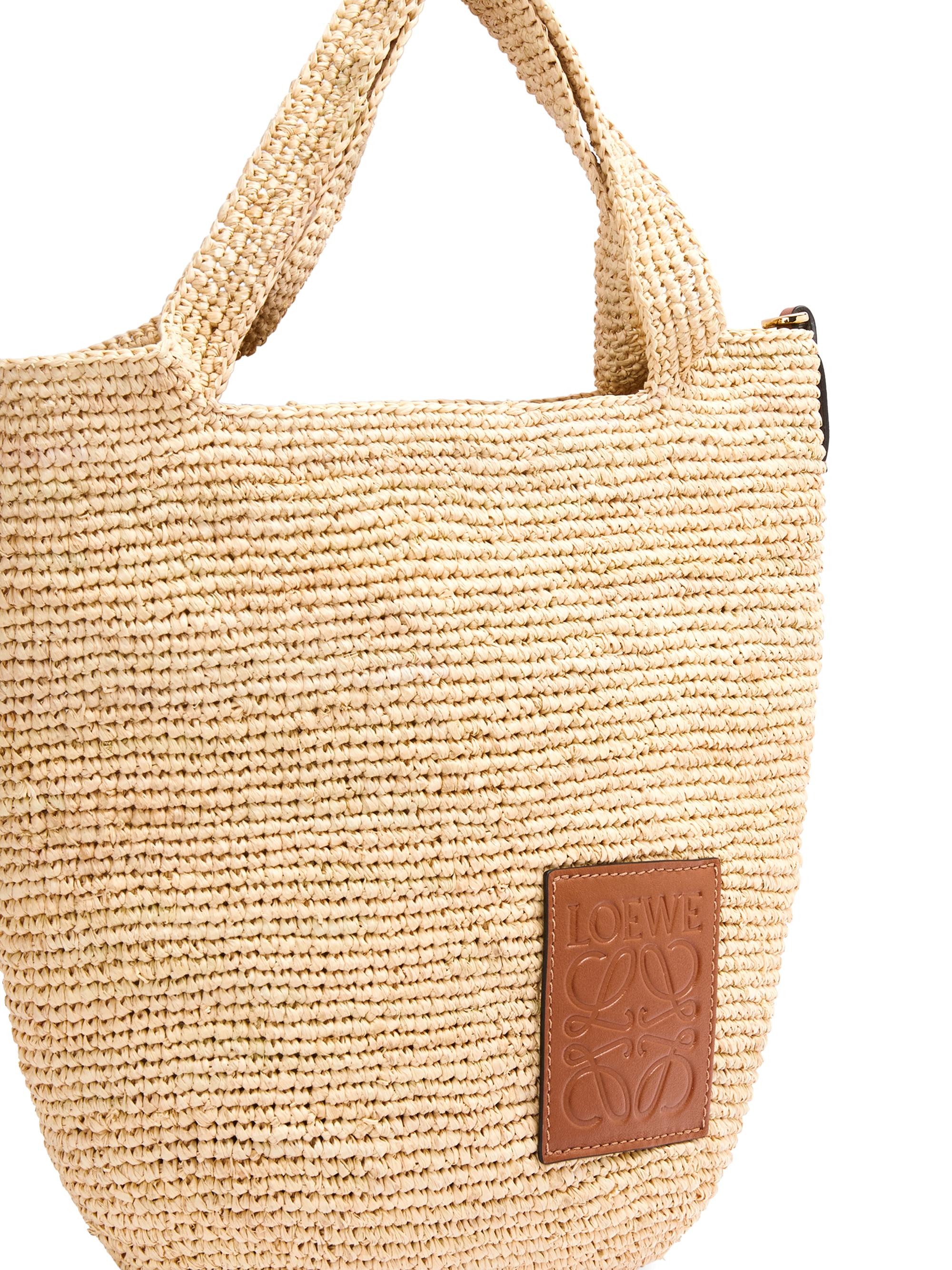 LOEWE Mini Slit Raffia Tote | Saks Fifth Avenue