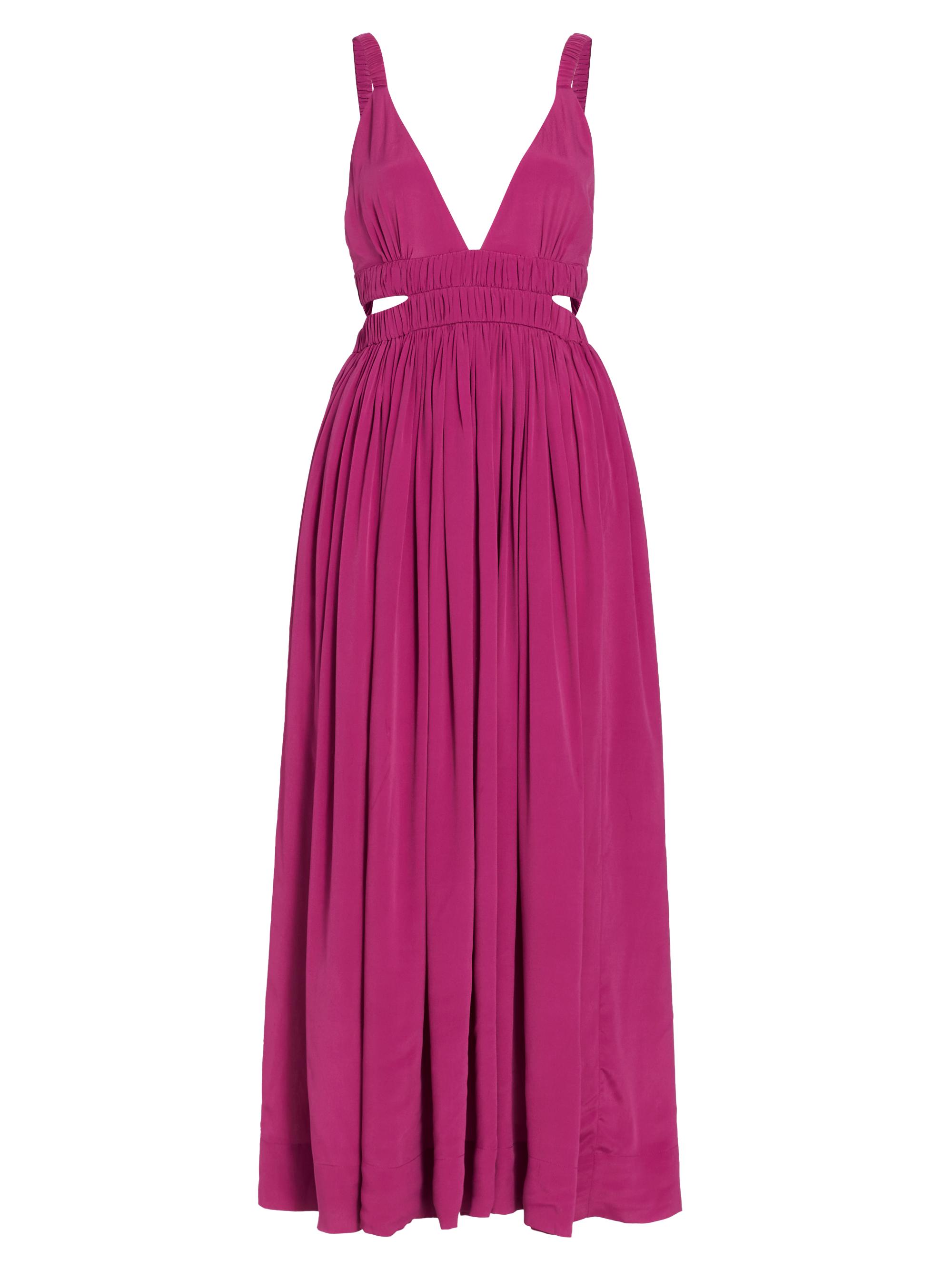 Magali Pascal Women's Bloom Jillian Cut-Out Maxi Dress - Berry