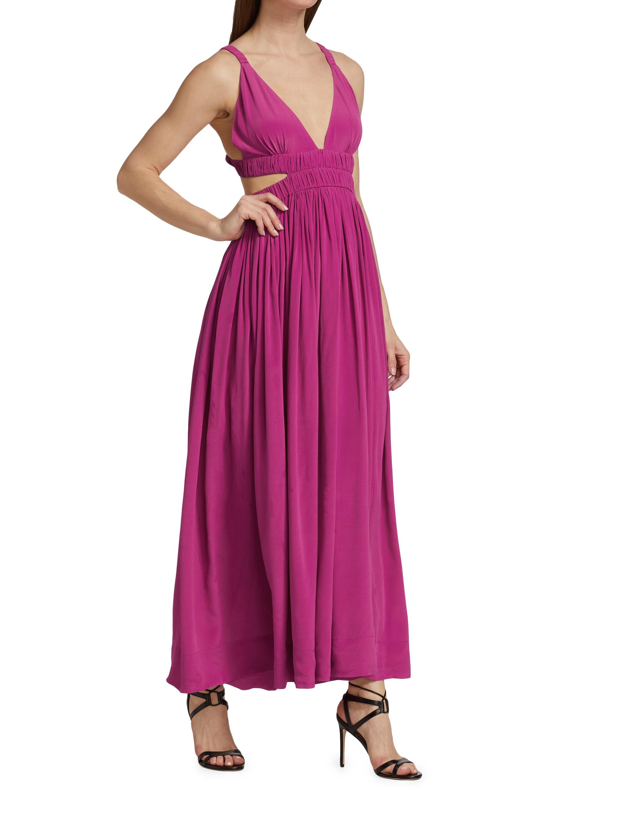 chinese dress ladies Jillian Gown 10 / Lavender main image 1
