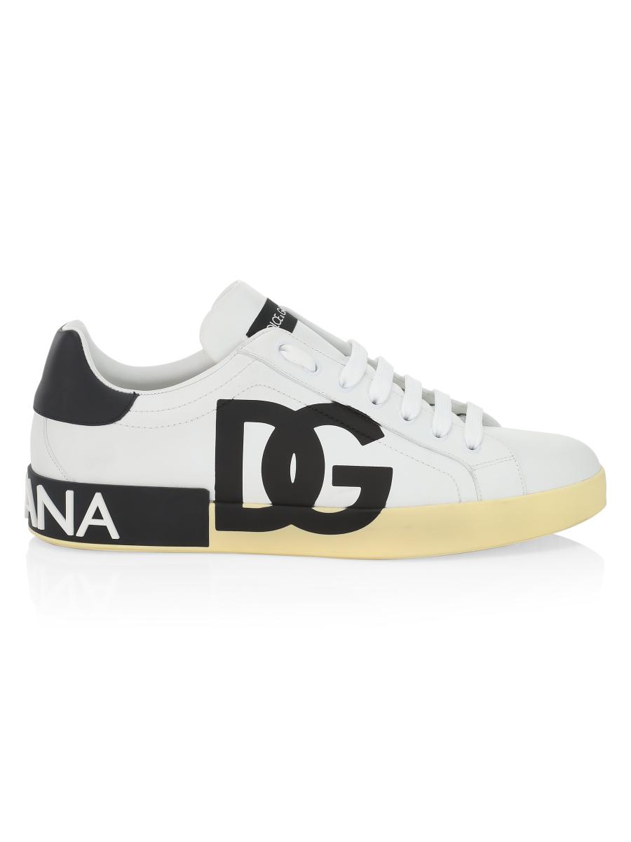 Dolce&Gabbana Portofino Logo Sneakers | Saks Fifth Avenue