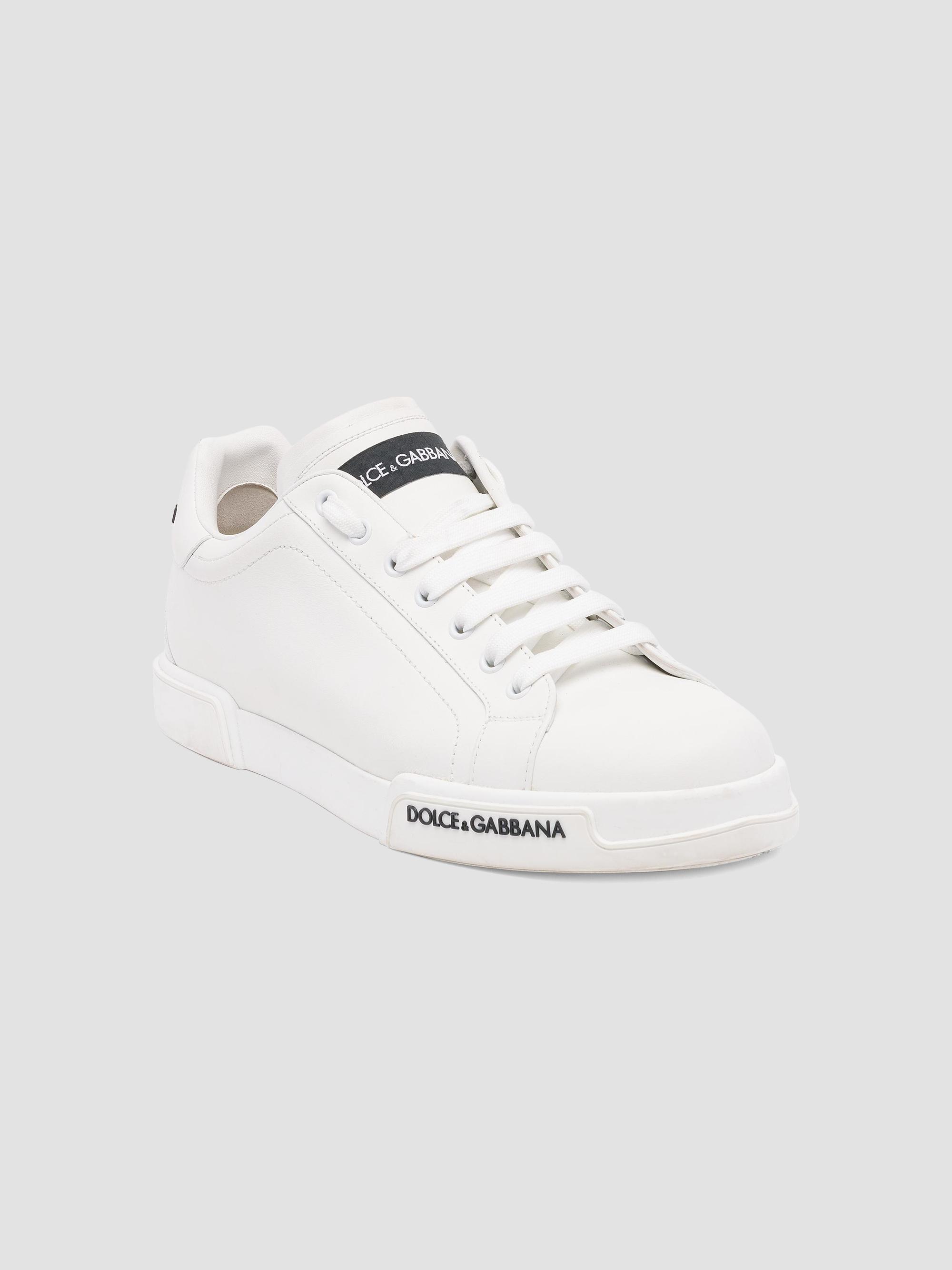 Dolce&Gabbana Portofino Leather Sneakers | Saks Fifth Avenue