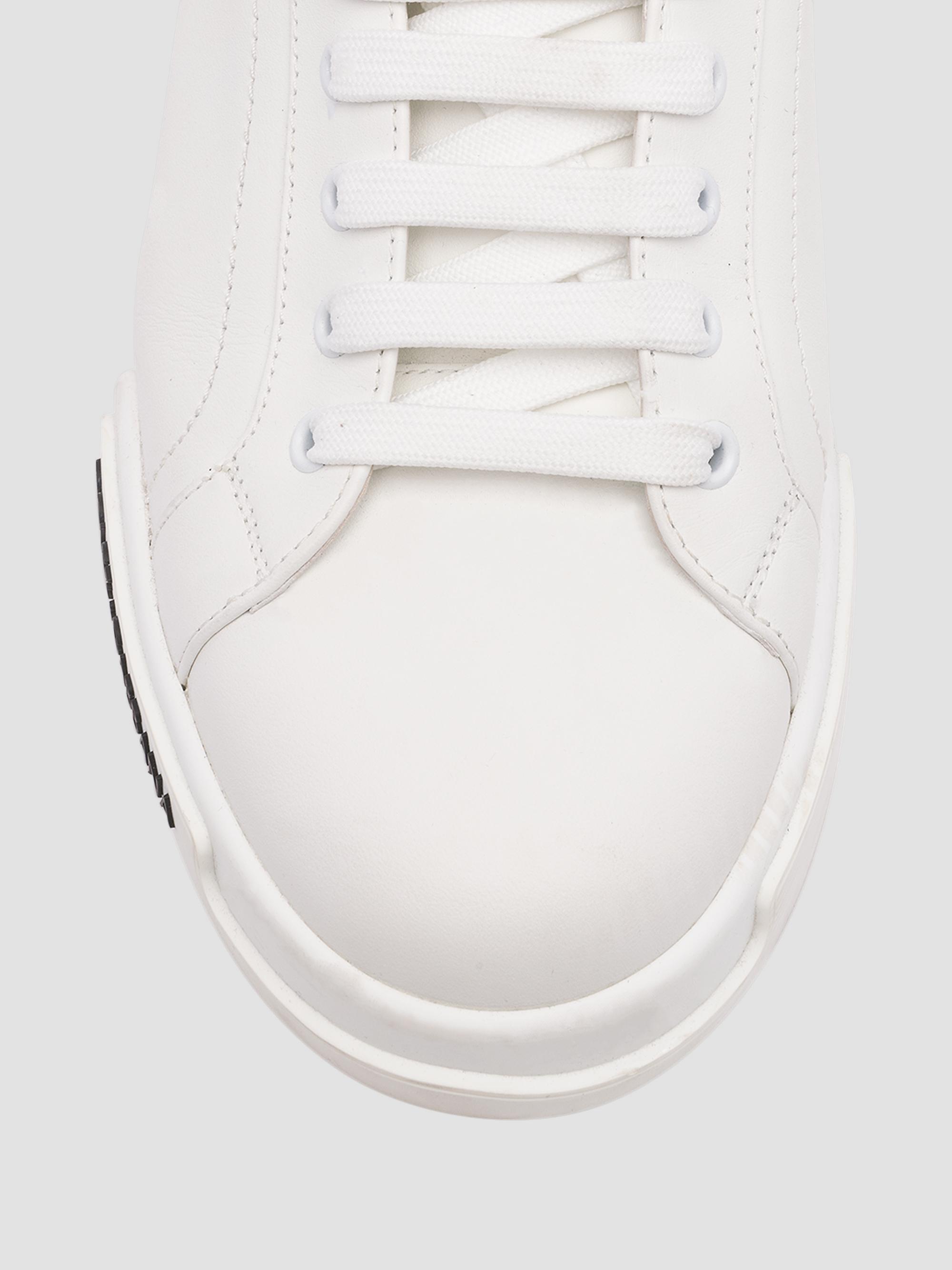 Dolce&Gabbana Portofino Leather Sneakers | Saks Fifth Avenue