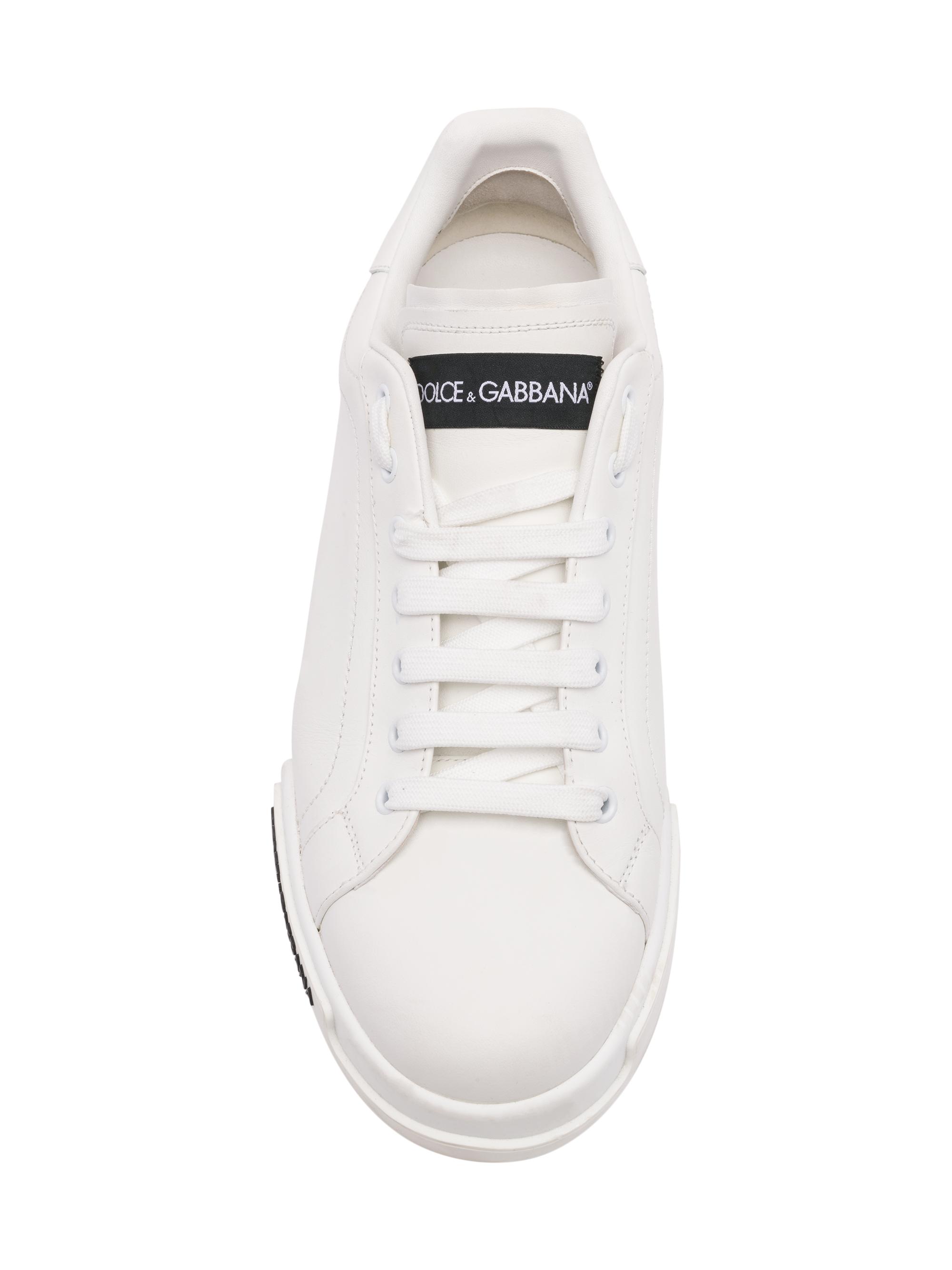Dolce&Gabbana Portofino Leather Sneakers | Saks Fifth Avenue