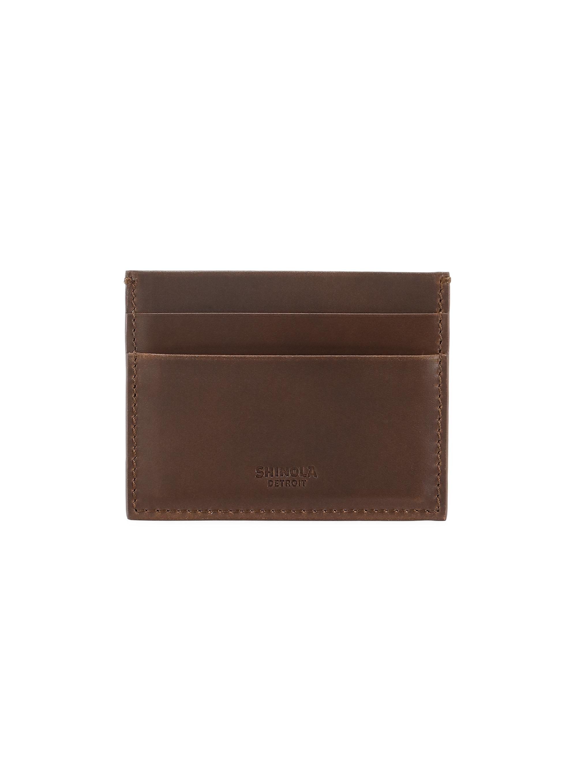 Shinola Men's 5-Pocket Card Case Navigator - Brown