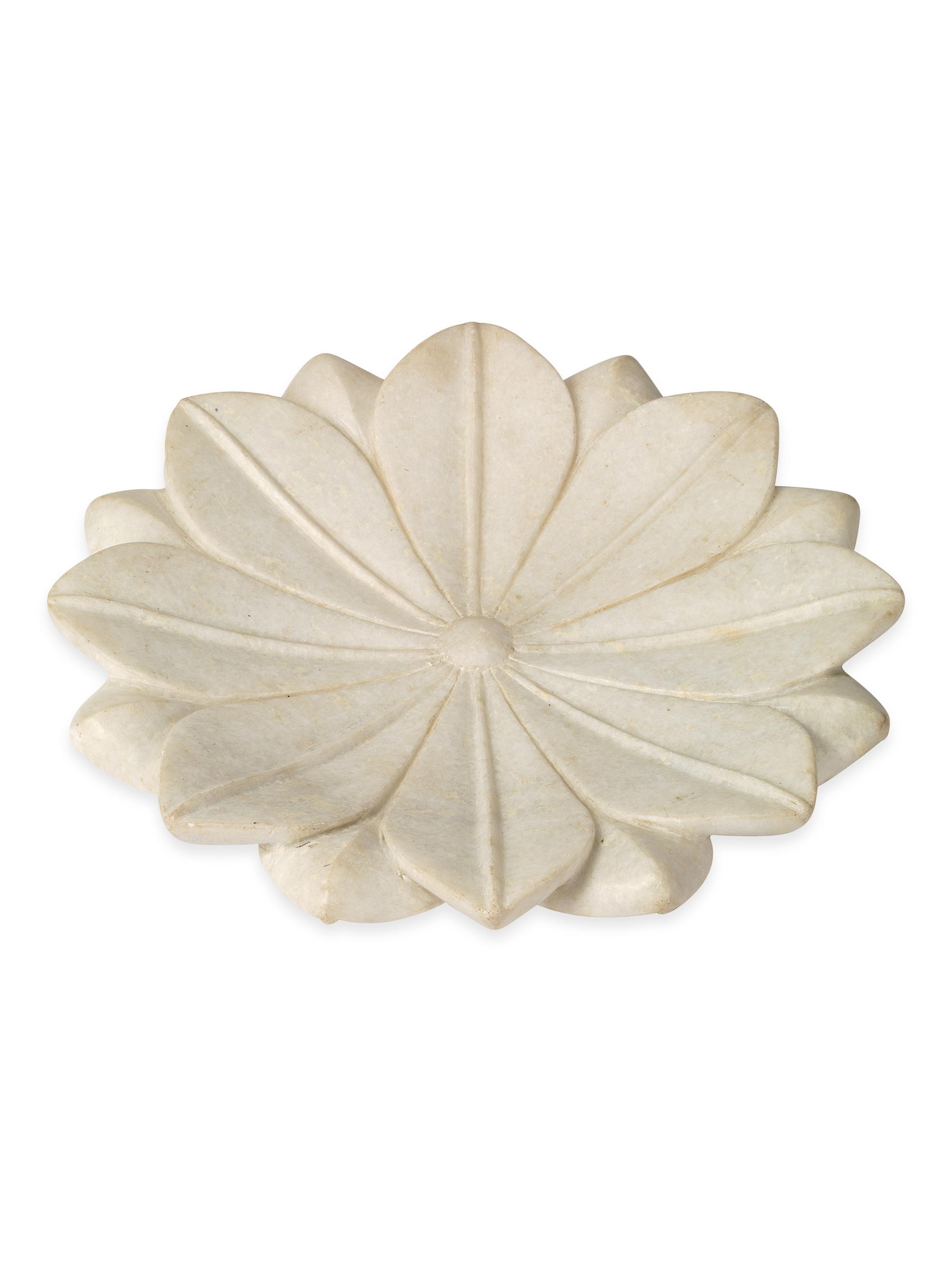 Jamie Young Co. Contemporary Lotus Plate - White
