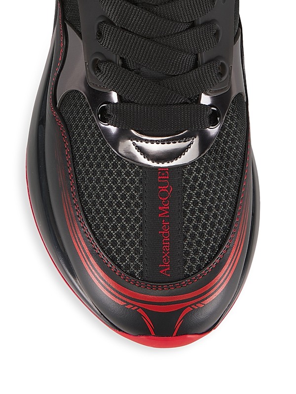 Shop McQueen Oversized Runner Low-Top Sneakers | Saks Fifth Shop McQueen Oversized Runner Low-Top Sneakers | Saks Fifth