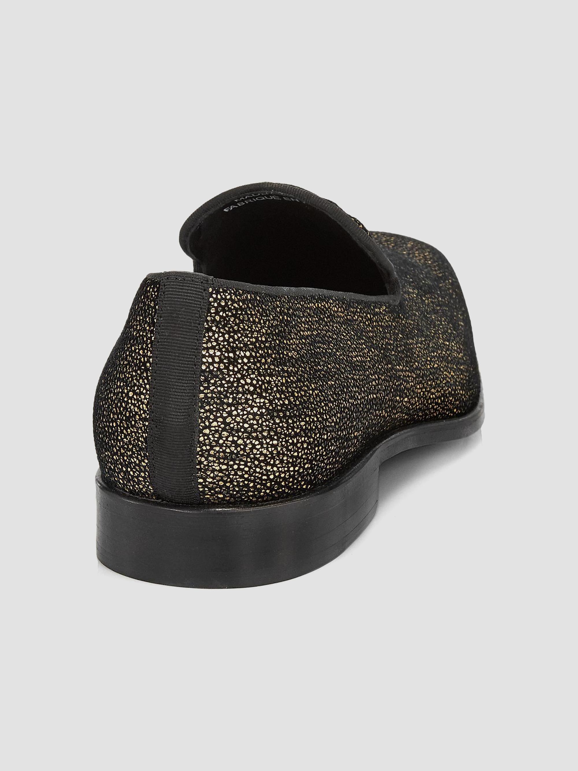 Saks Fifth Avenue COLLECTION Glitter Canvas Loafers Moonless Night NEW 0400016587386_MOONLESSNIGHT?  main image 4