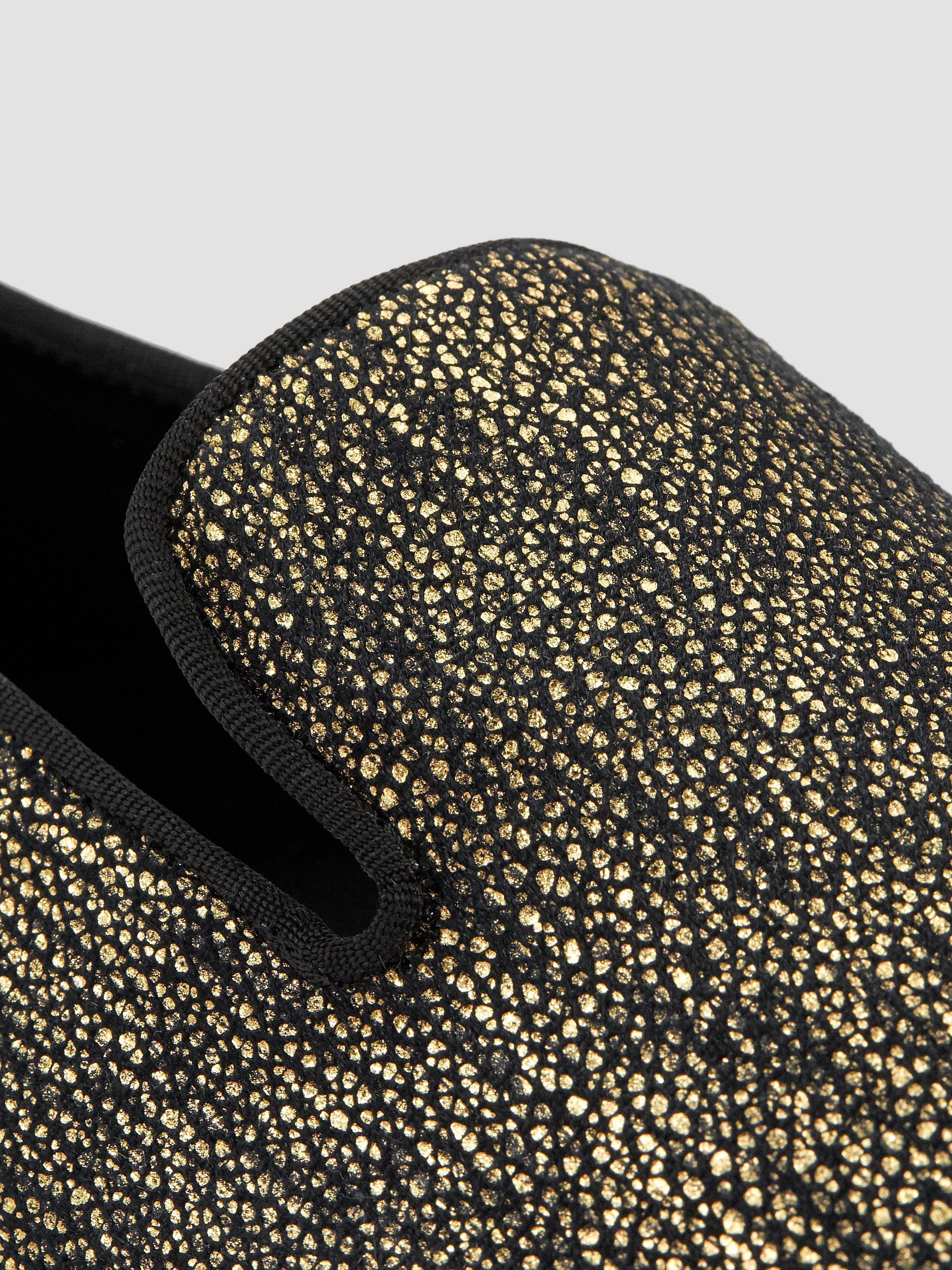 Saks Fifth Avenue COLLECTION Glitter Canvas Loafers Moonless Night NEW Saks Fifth Avenue COLLECTION Glitter Canvas Loafers | Saks  main image 3