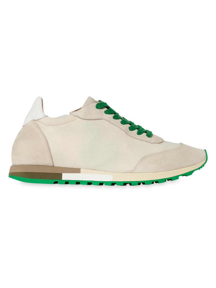 スニーカー The Row Owen mesh sneakers THE ROW Owen Runner leather and mesh sneakers | NET-A-PORTER