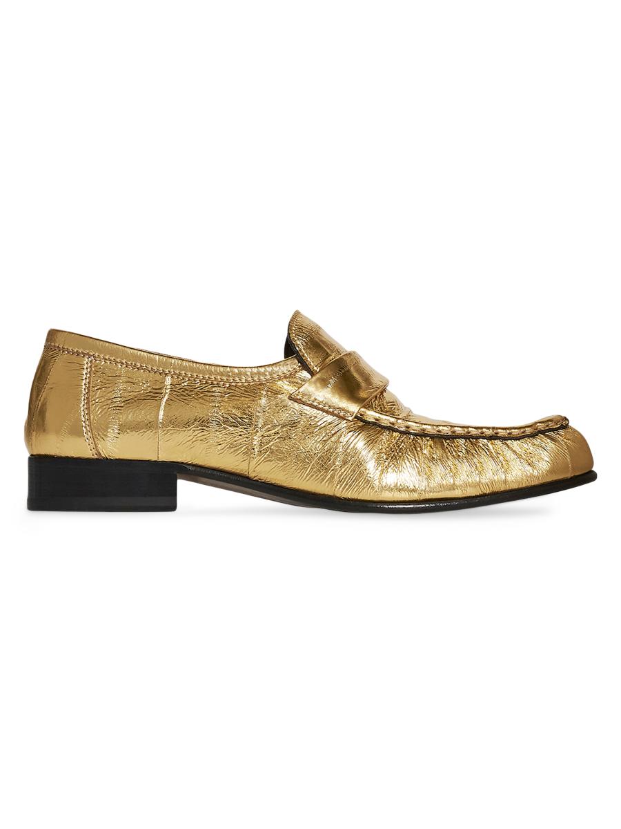 【入手困難♪】THE ROW Eel クリンクルグロスレザーローファー THE ROW Eel loafers | NET-A-PORTER