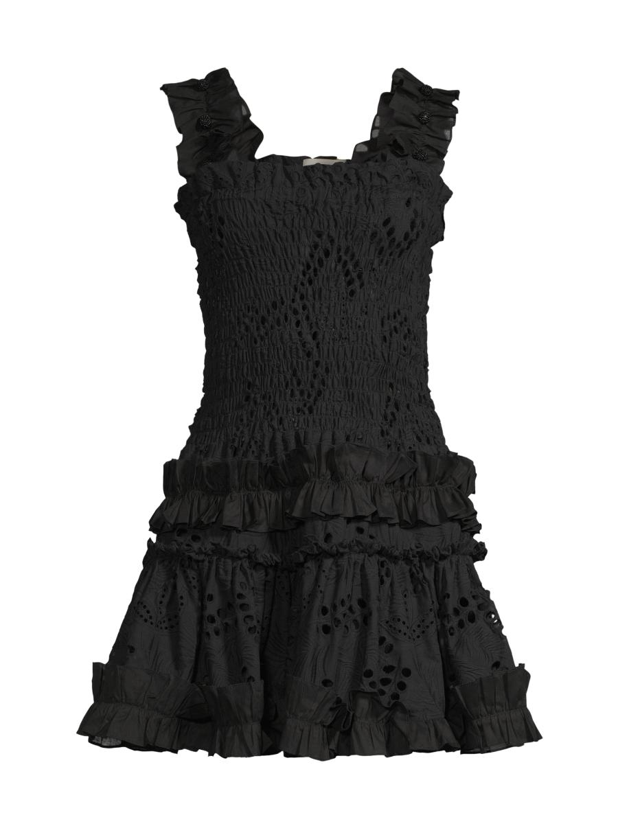 【直営・関税送料込】Mini dress in raw wa Waimari Alfresco Ruffle Minidress | Saks Fifth Avenue