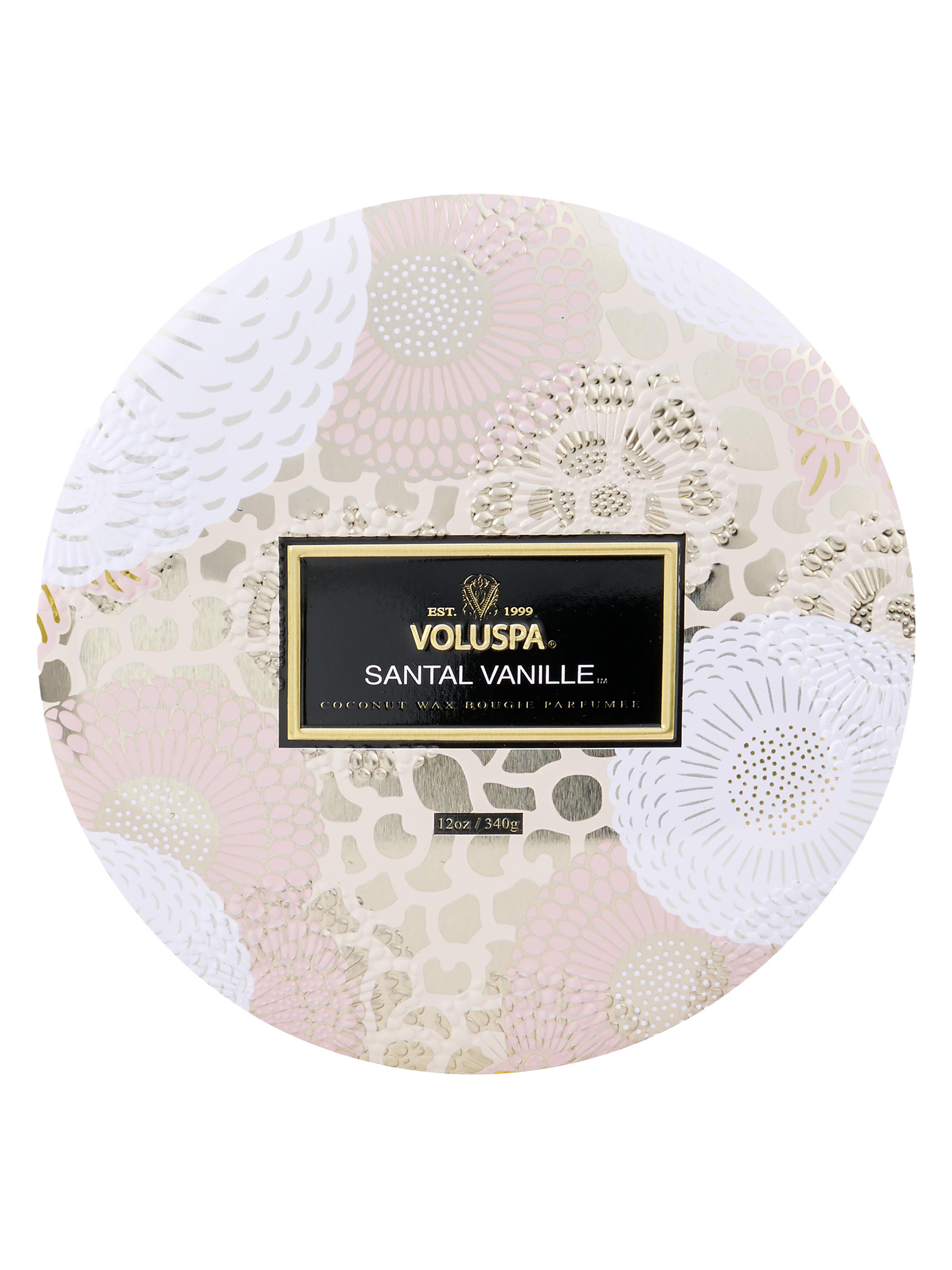 Voluspa Santal Vanille 3-Wick Tin Candle