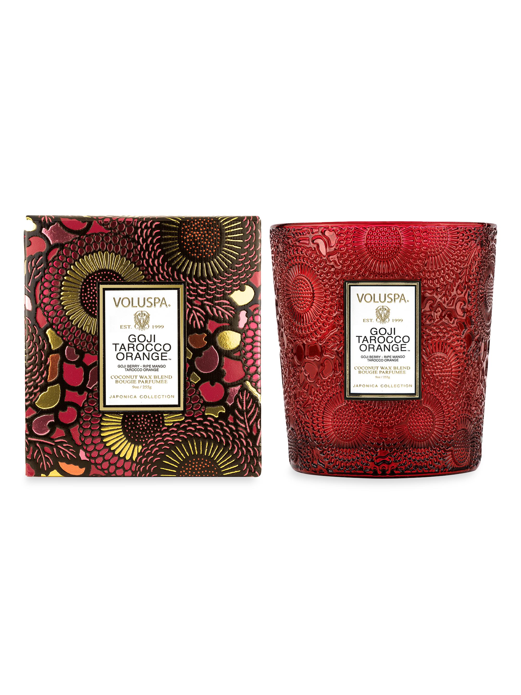 Voluspa Goji Tarocco Orange Boxed Classic Candle
