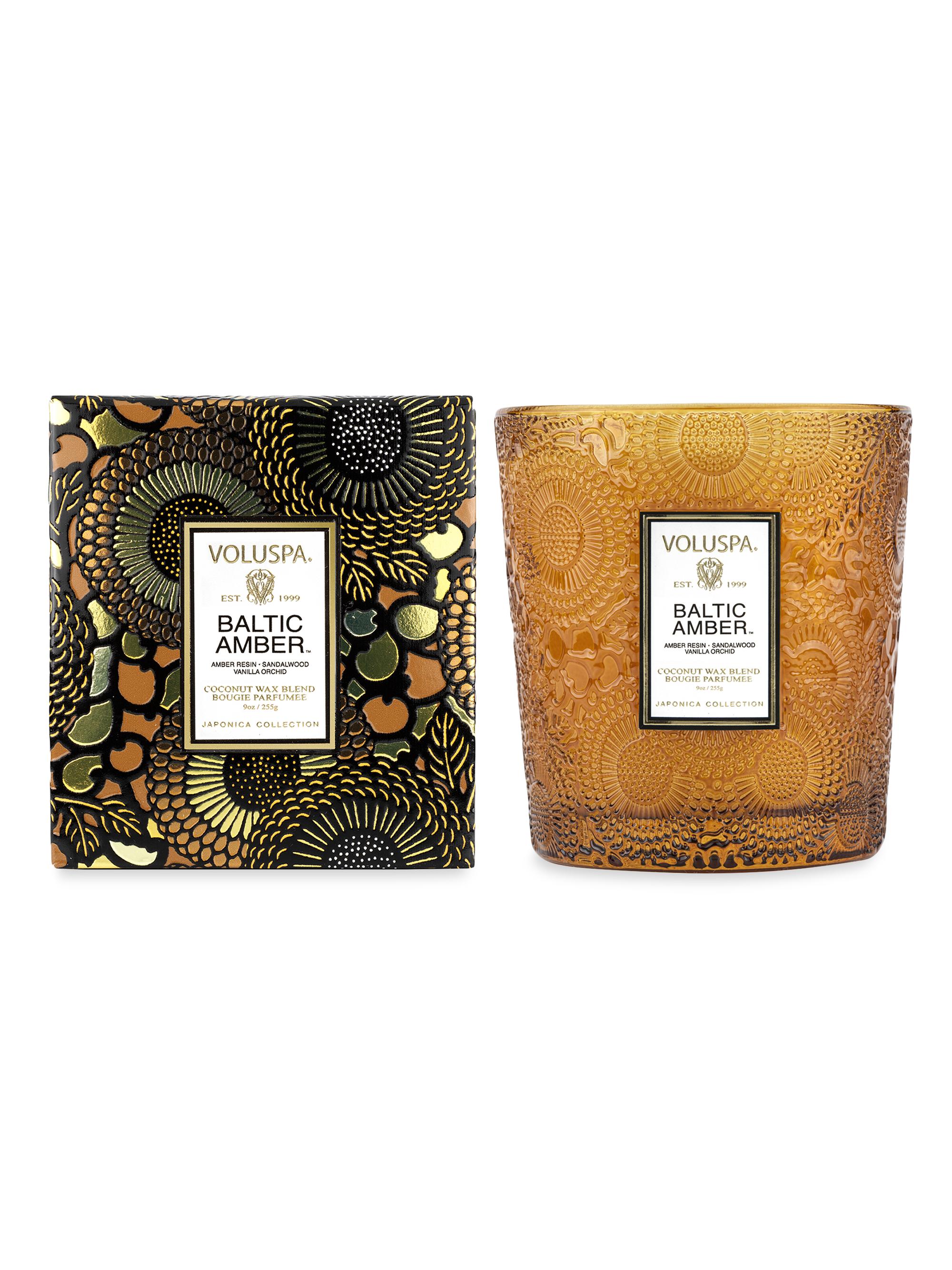 Voluspa Baltic Amber Boxed Classic Candle
