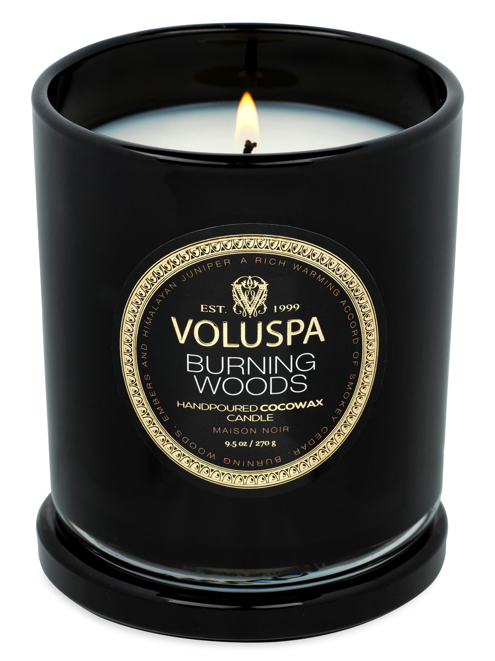 Voluspa Burning Woods Boxed Classic Candle