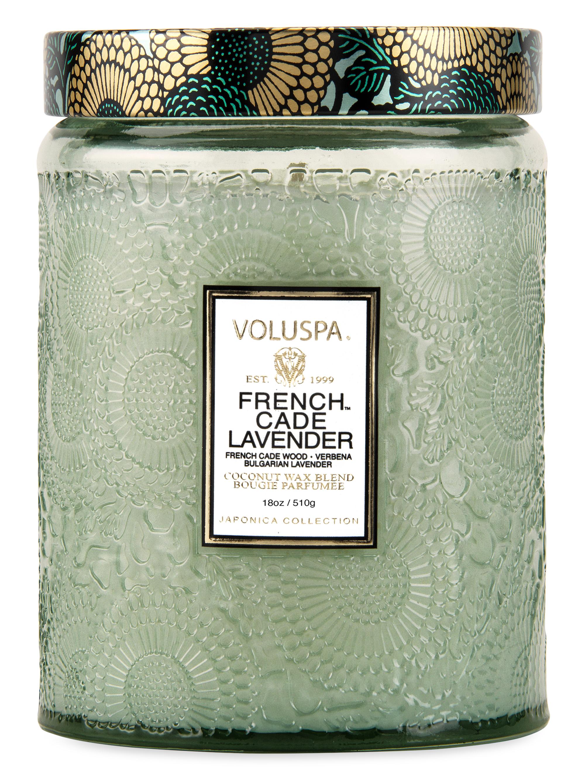 Voluspa Large French Cade Lavendar Jar Candle