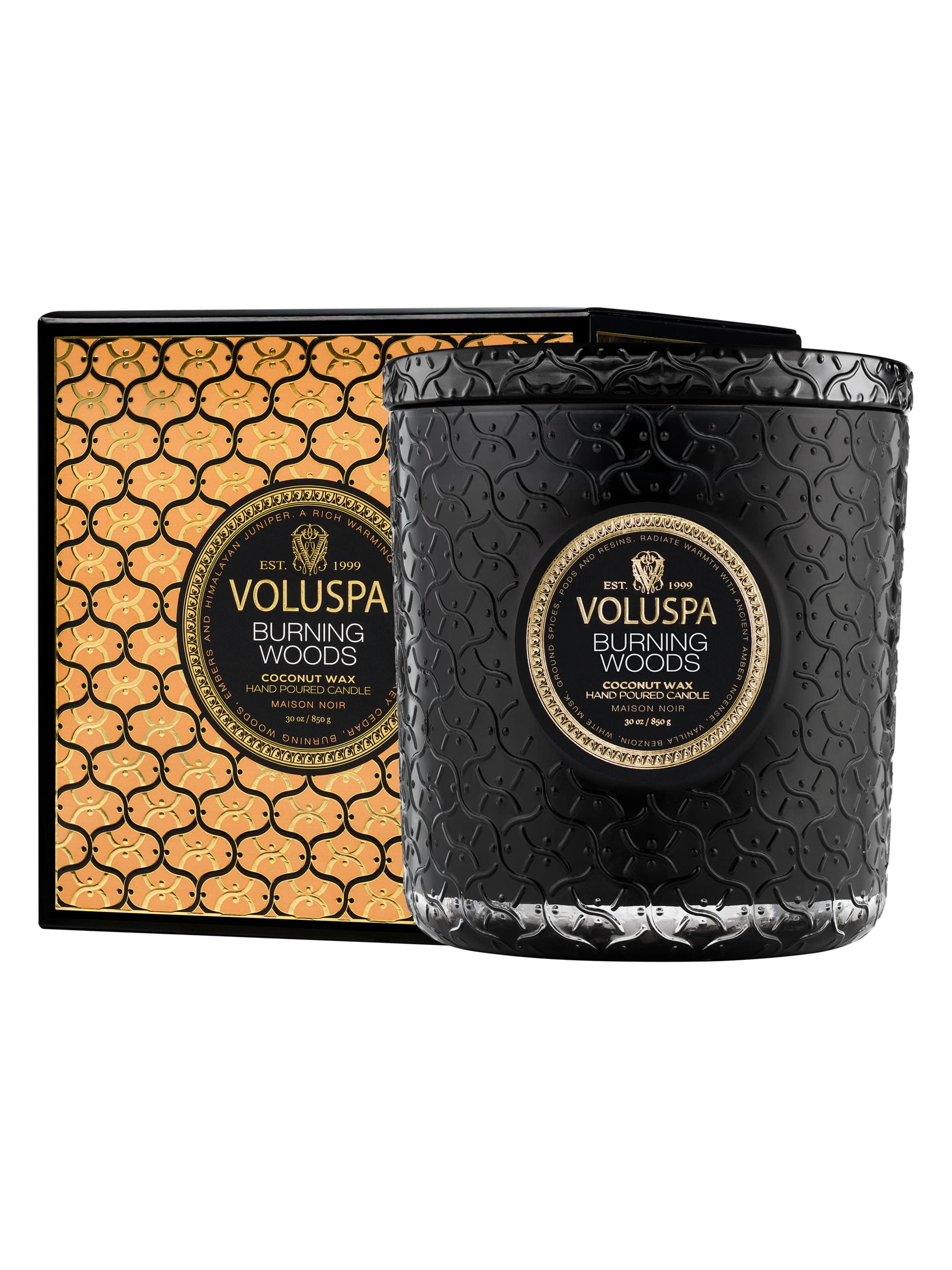 Voluspa Burning Woods Luxe Candle