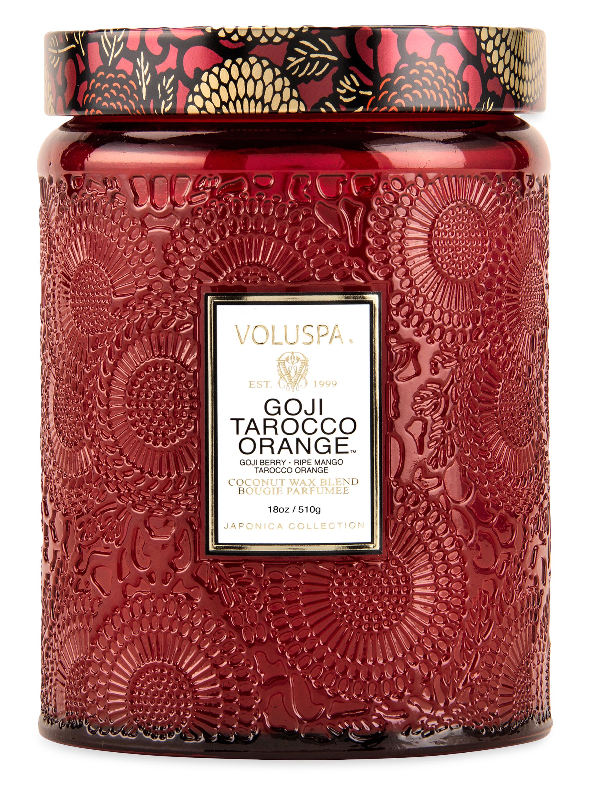 Voluspa Goji Tarocco Orange Large Jar Candle