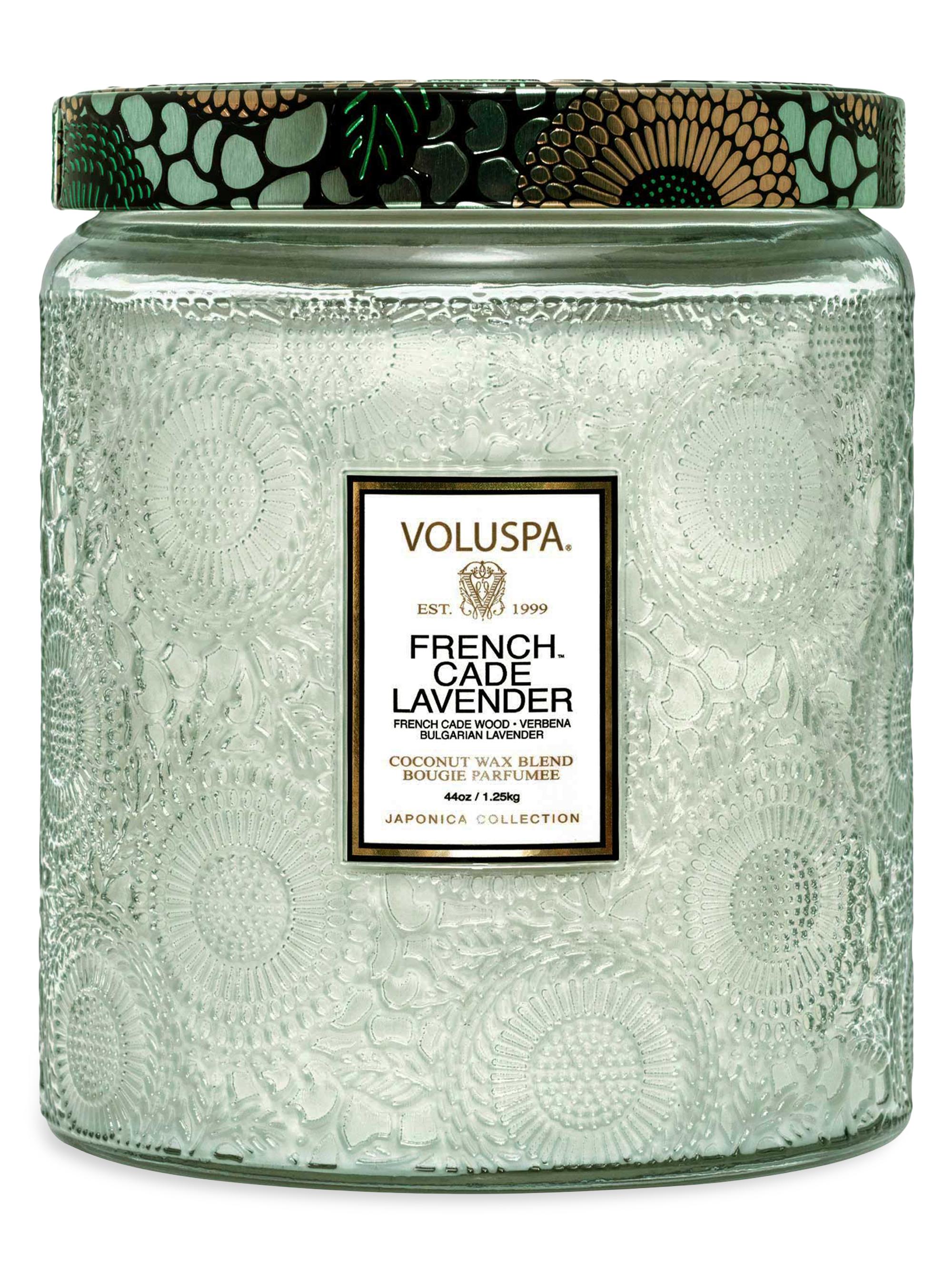 Voluspa French Cade Lavendar Luxe Jar Candle
