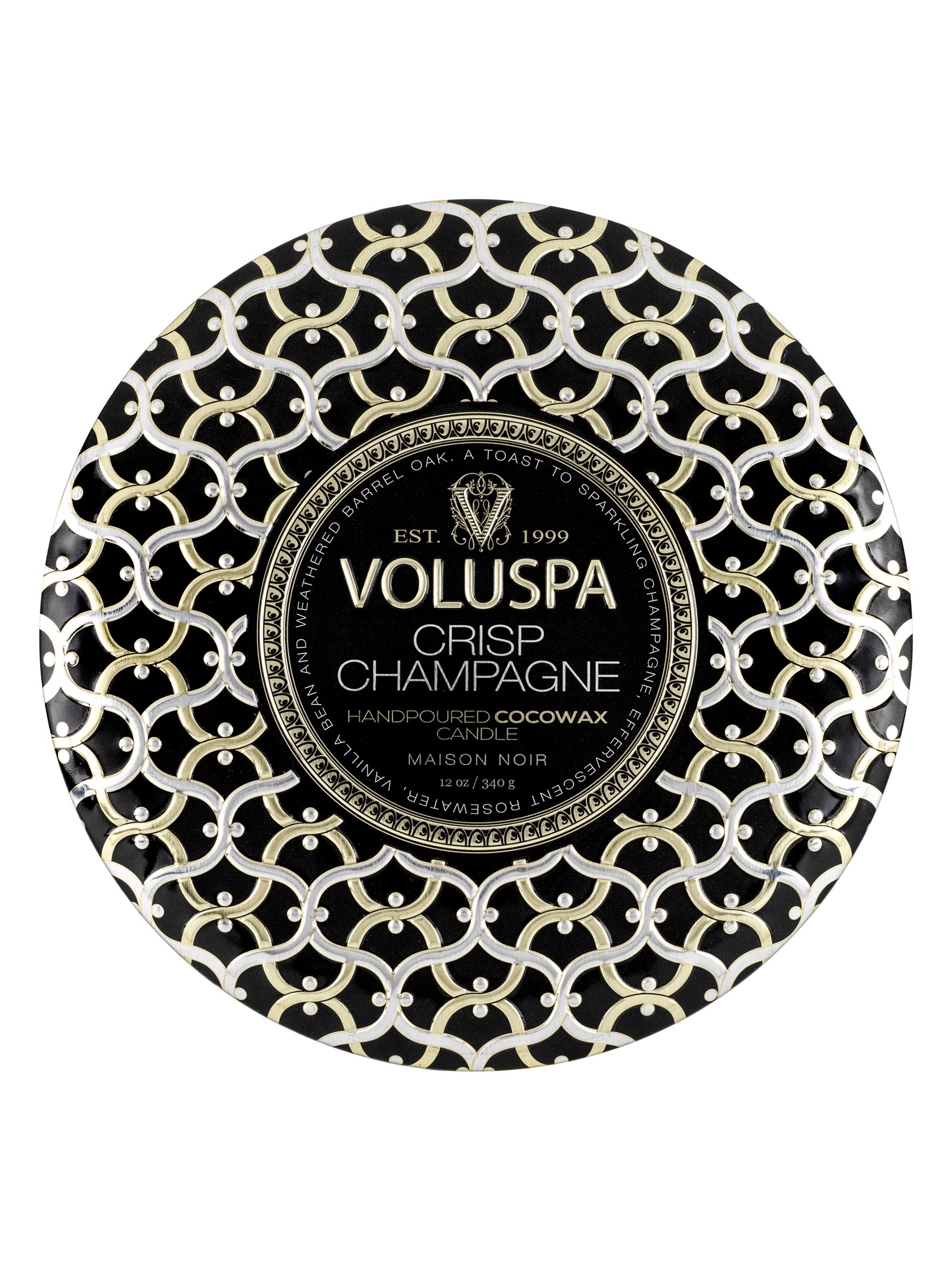 Voluspa Crisp Champagne 3-Wick Tin Candle
