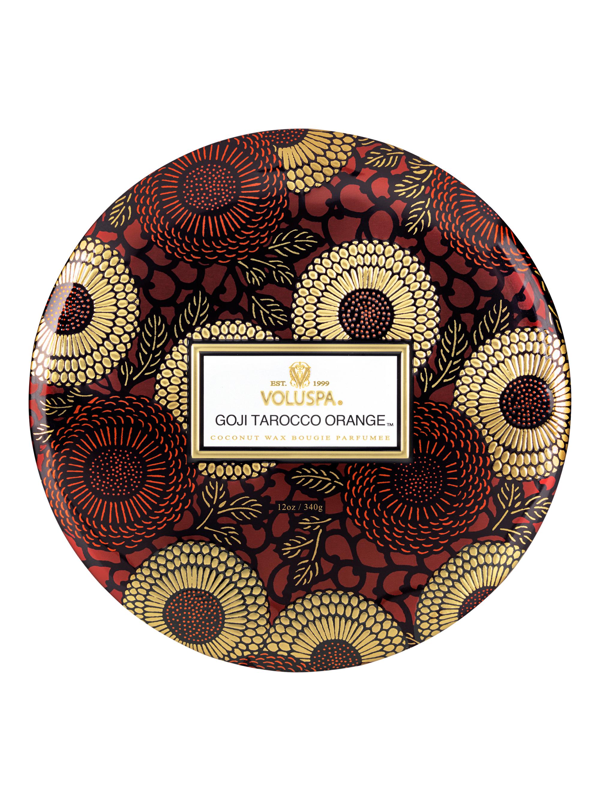 Voluspa Goji Tarocco Orange 3-Wick Tin Candle