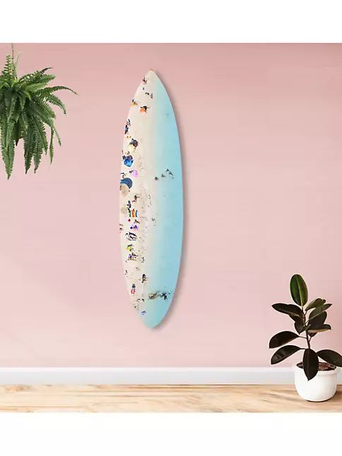Shop Oliver Gal Italian Beach Surfboard Wall Art