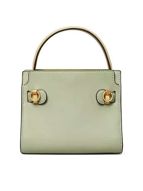 Tory Burch Lee Radziwill Double Bag in Green