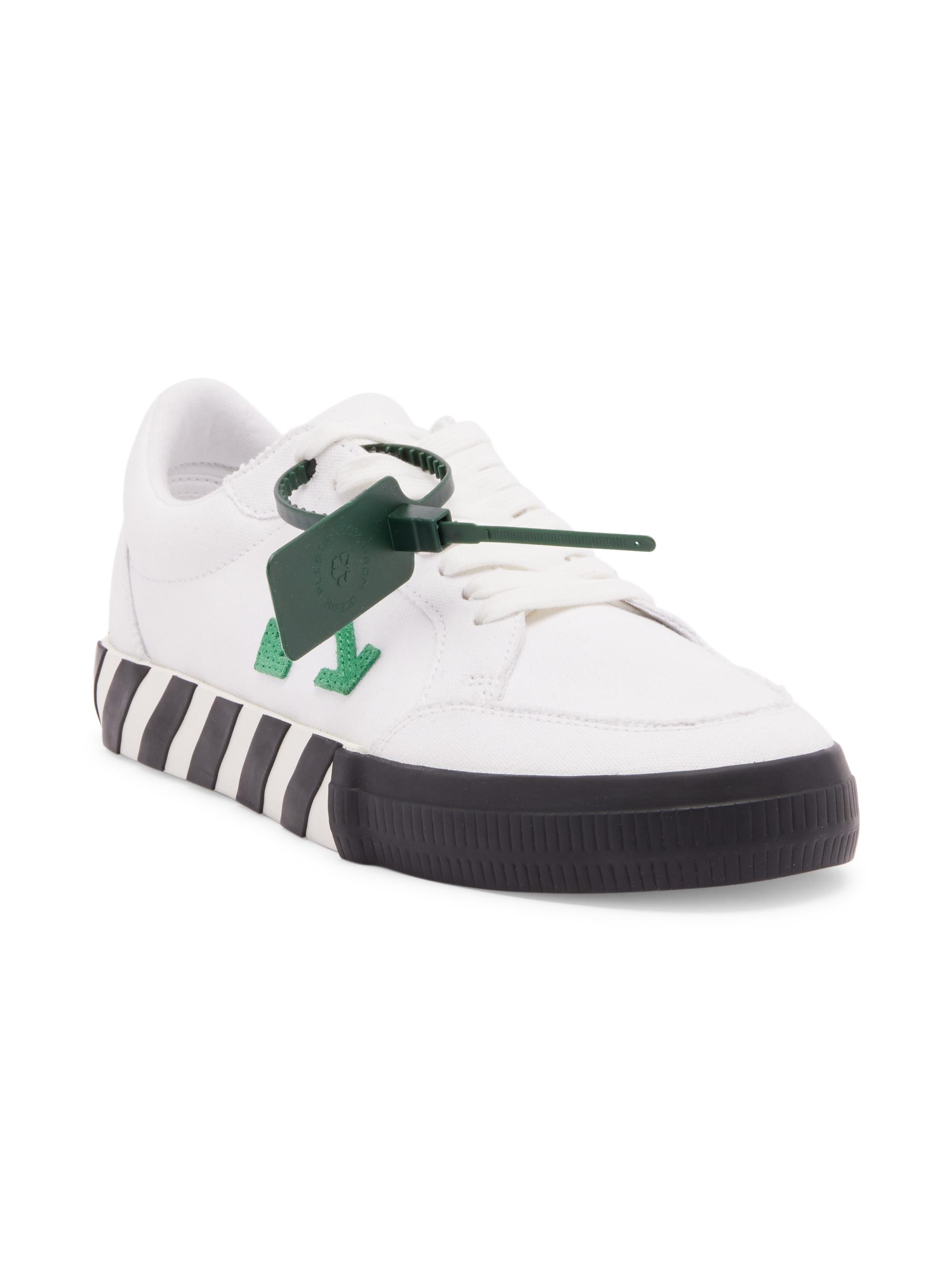 Off-White Vulcanized Canvas Low-Top Sneakers | Saks Fifth Avenue