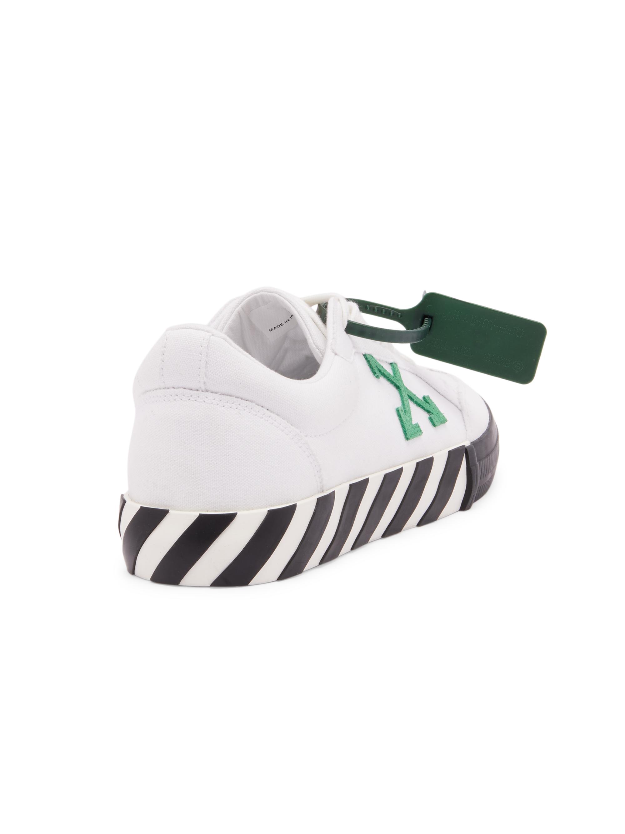 Off-White Vulcanized Canvas Low-Top Sneakers | Saks Fifth Avenue