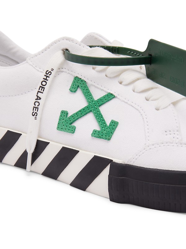 Shop Off-White Vulcanized Canvas Low-Top Sneakers | Saks Shop Off-White Vulcanized Canvas Low-Top Sneakers | Saks
