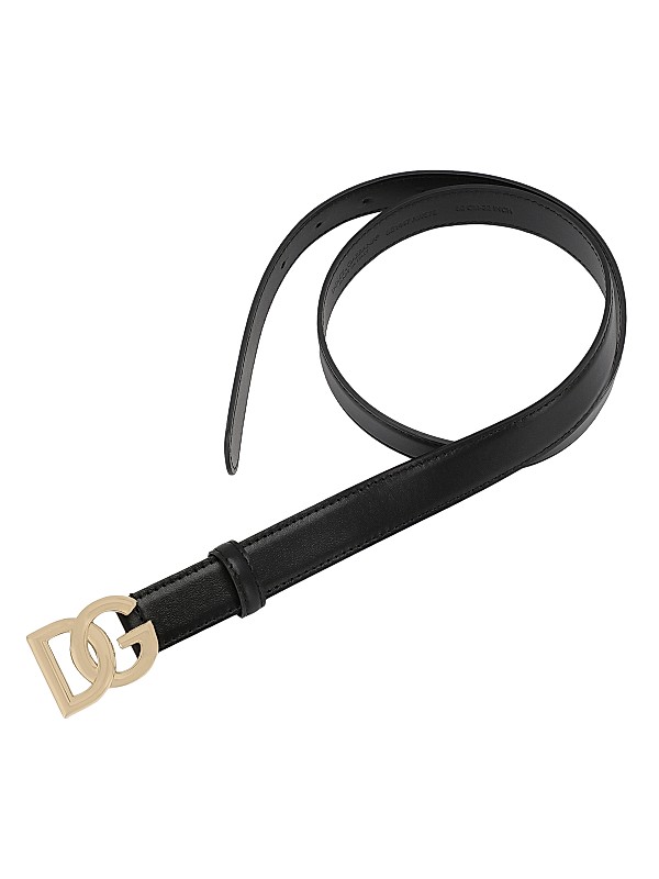 Shop Dolce&Gabbana DG Logo Buckle Leather Belt | Saks Fifth Shop Dolce&Gabbana DG Logo Buckle Leather Belt | Saks Fifth