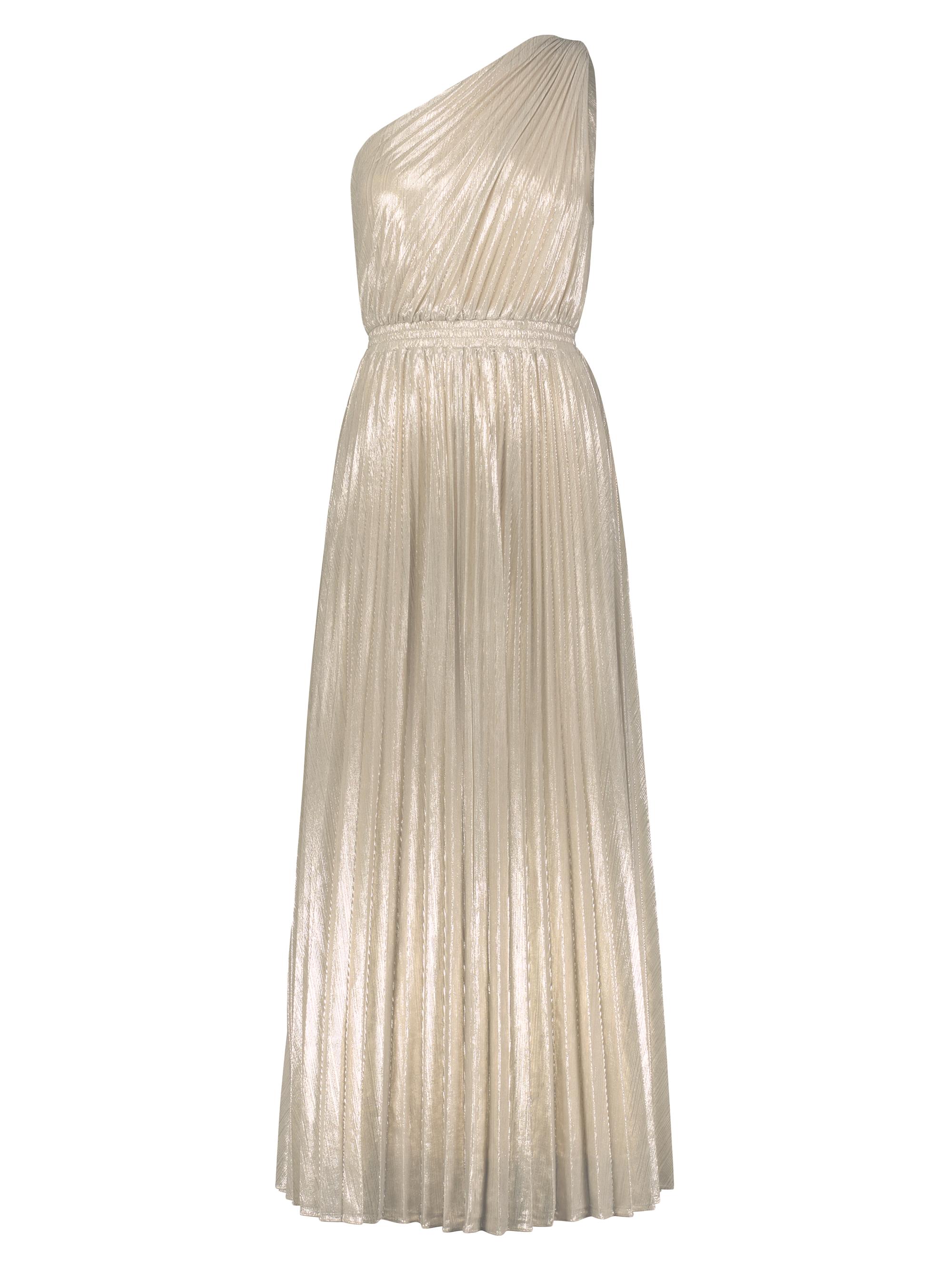 BCBGMAXAZRIA Asymmetric Pleated Gown | Saks Fifth Avenue