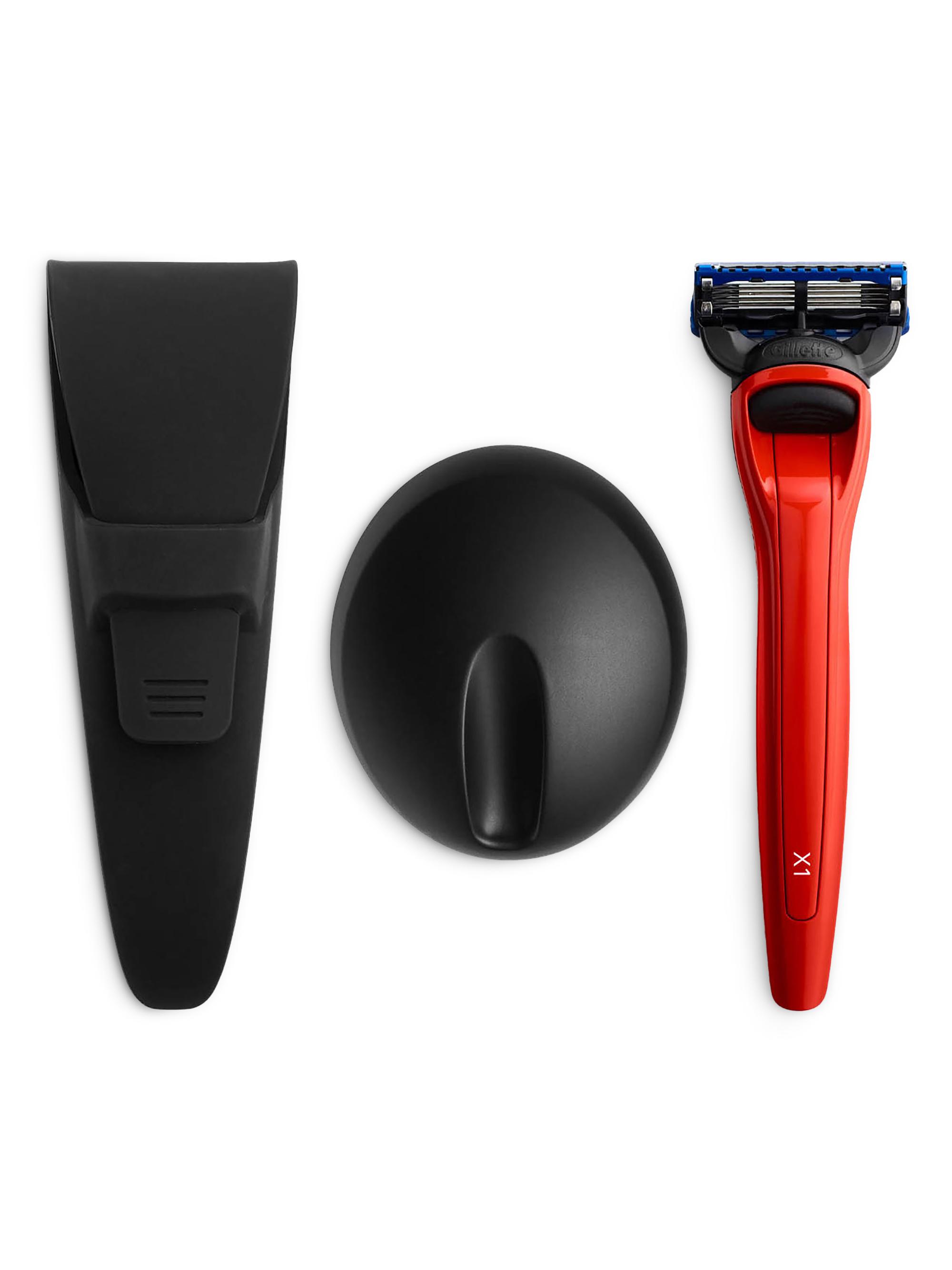 Bolin Webb Men's X1 3-Piece Cooper Razer Shaving Set - Red