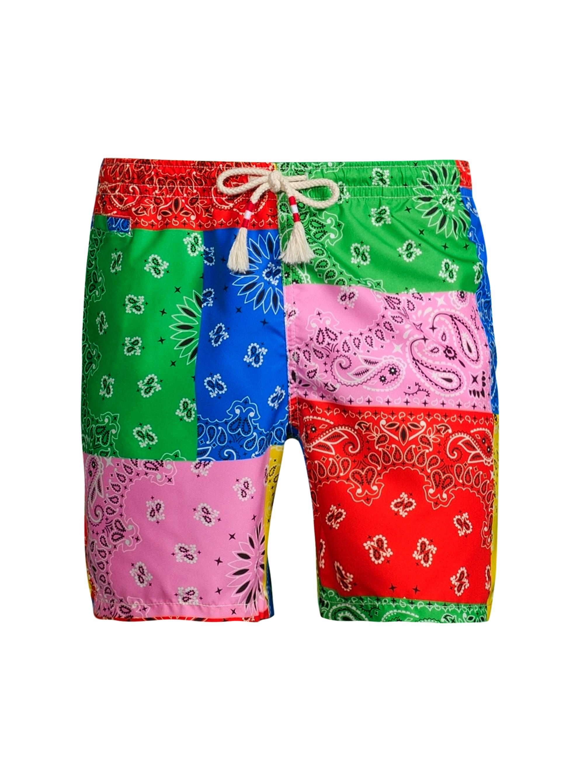 MC2 Saint Barth Men's Handkerchief Swim Shorts - Bandana