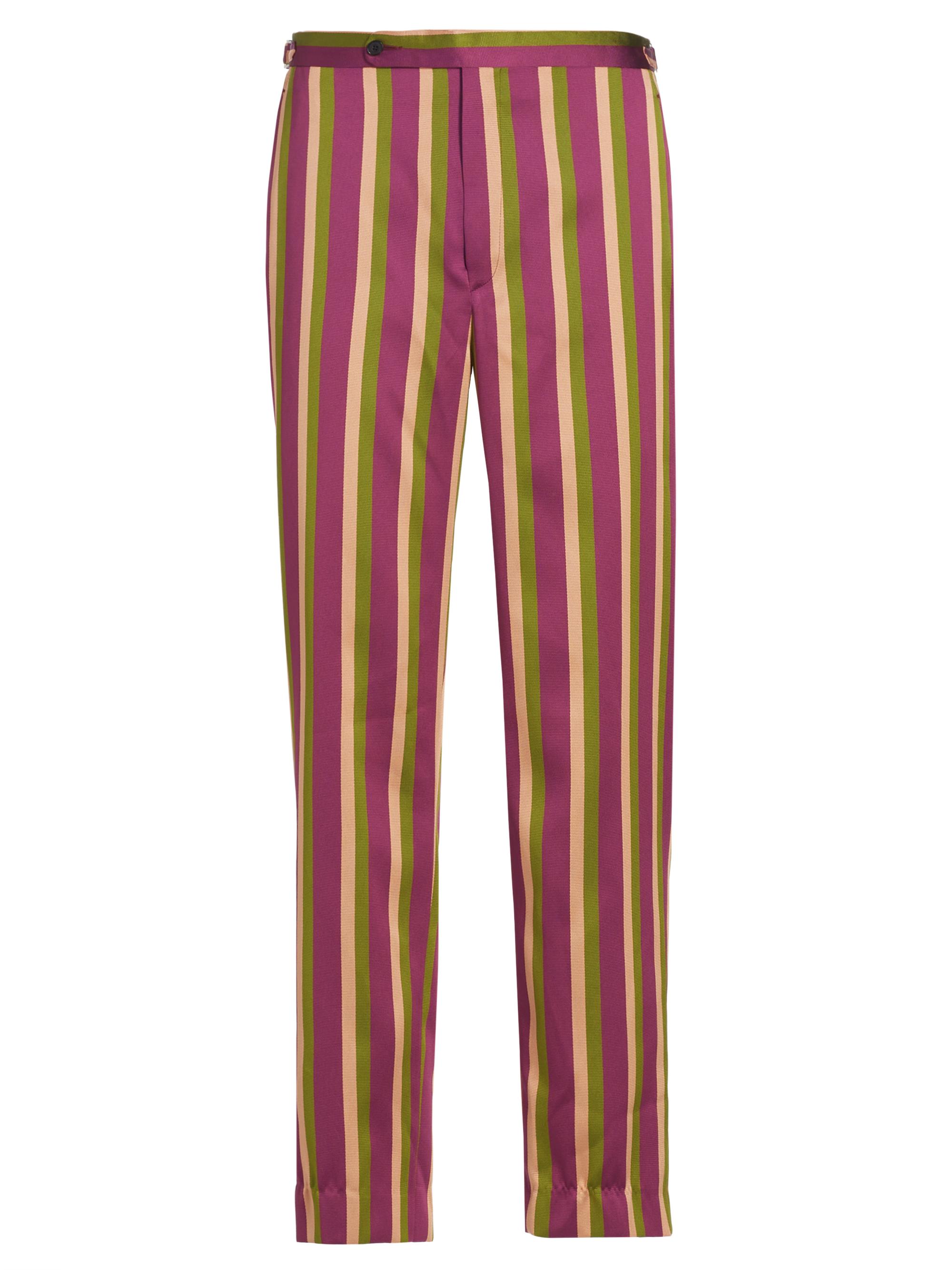Bode Men's Juniper Striped Trousers