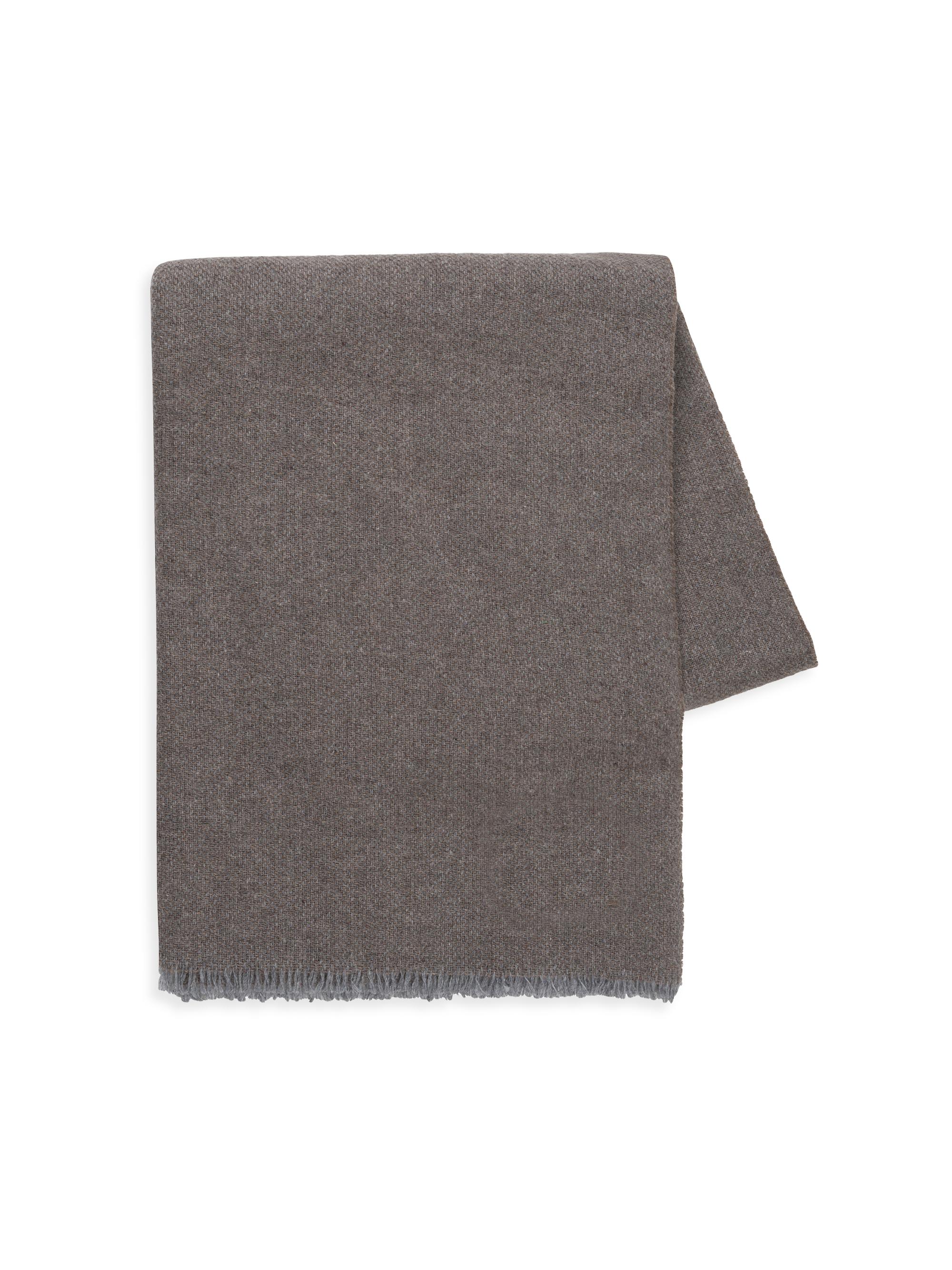 Lands Downunder Luna Italian Cashmere Throw - Charcoal