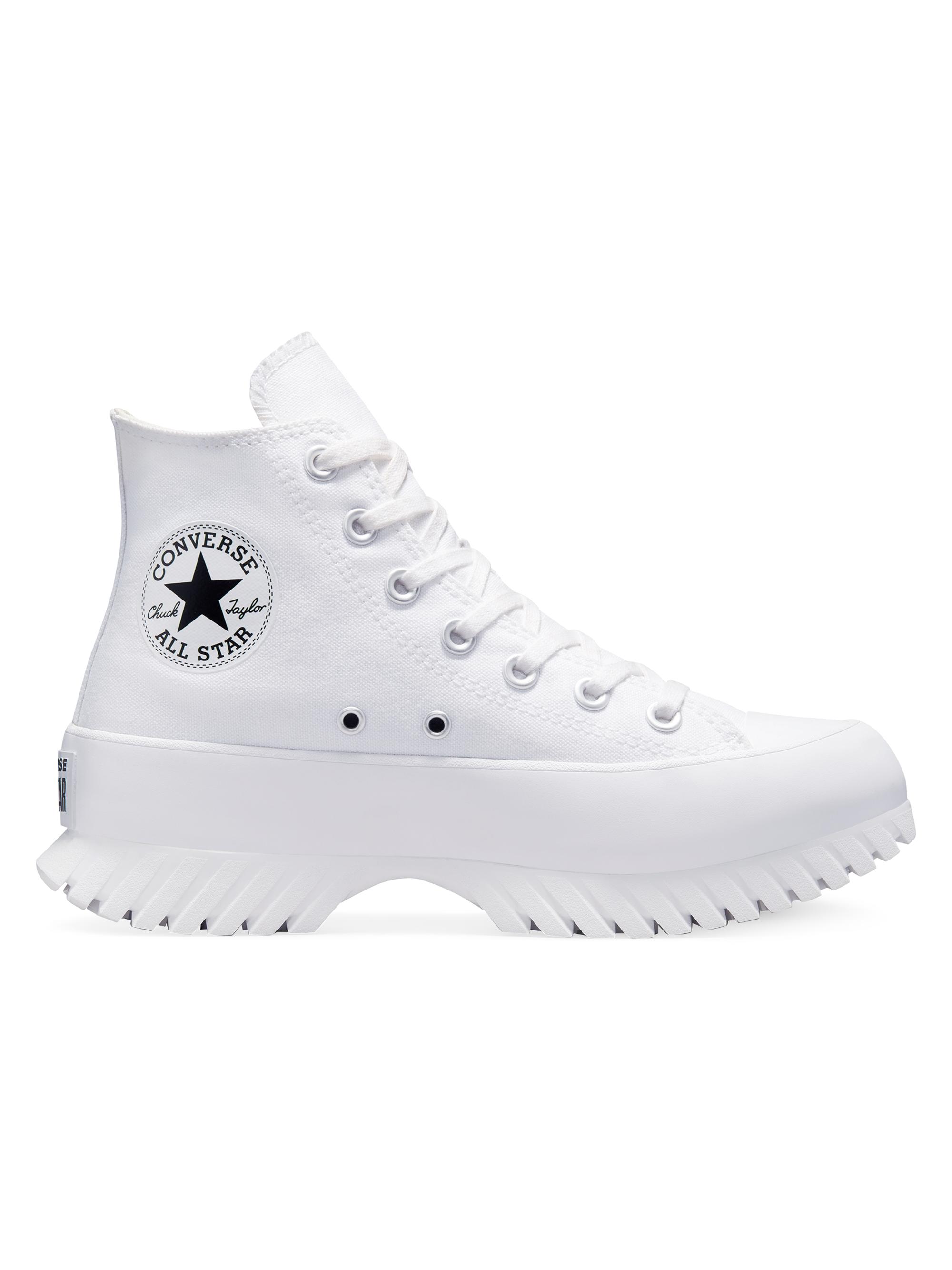 Converse Men's Chuck Taylor All Star Lugged 2.0 Sneakers - White Egret Black