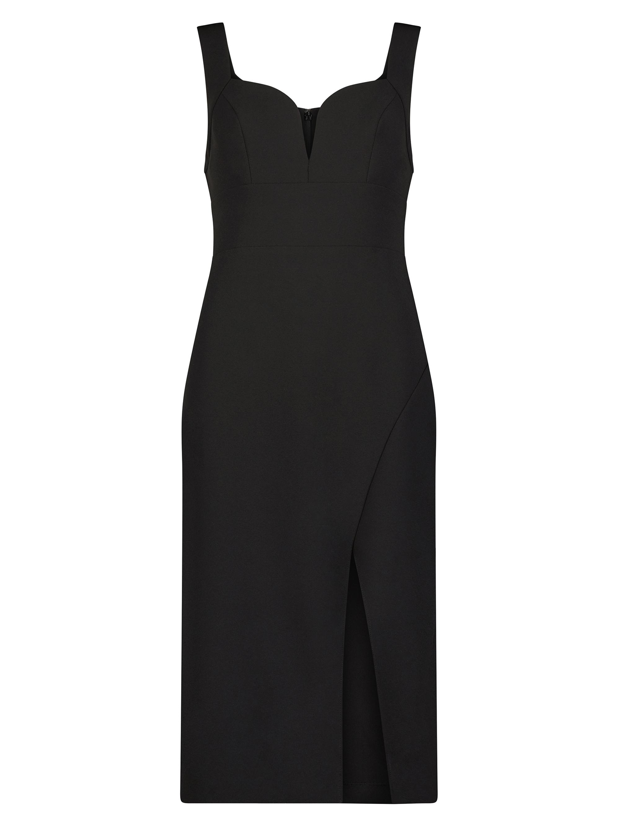 BCBGMAXAZRIA Women's Sweetheart Body-Con Midi-Dress - Black