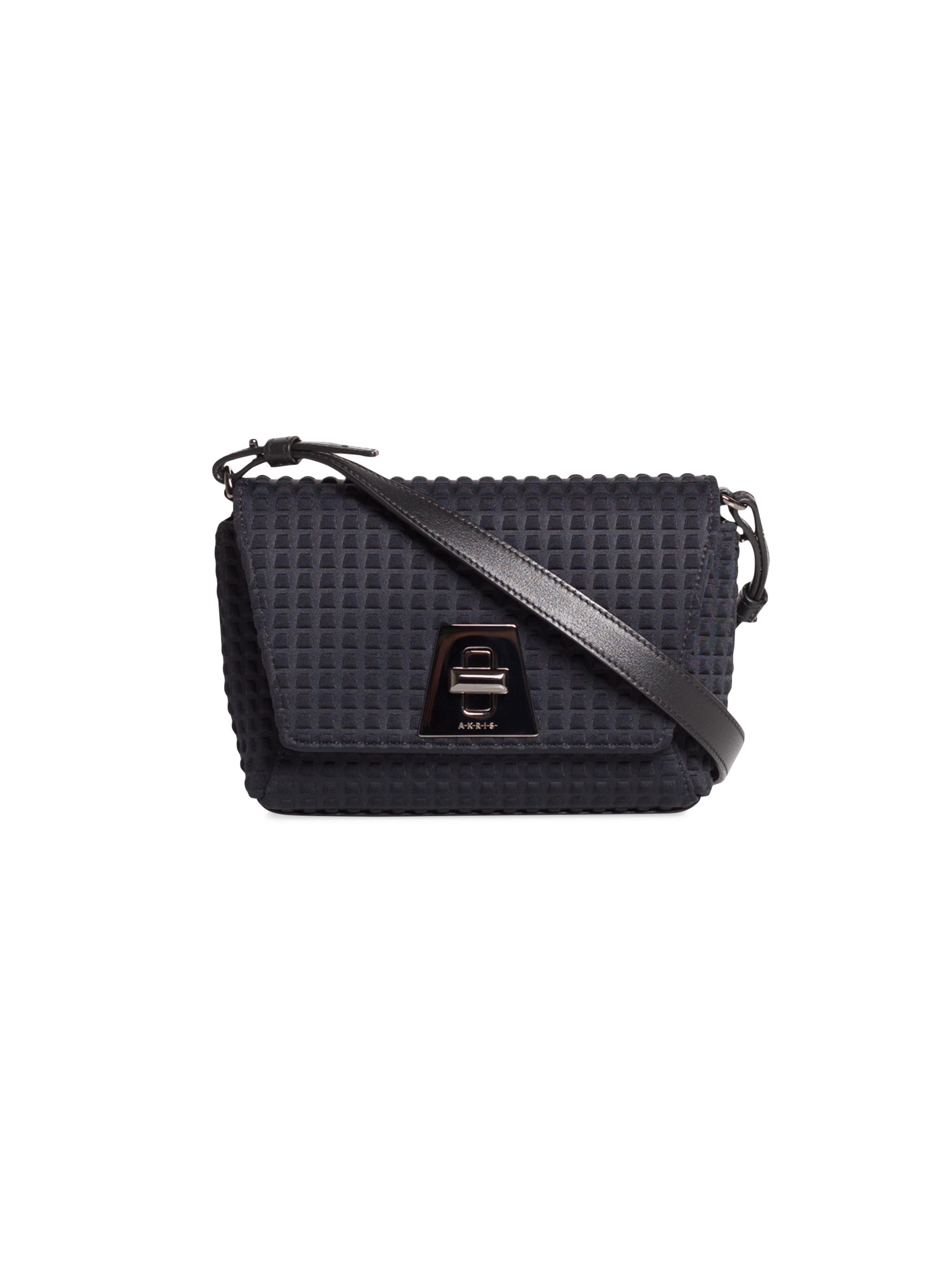 Akris Women's Anouk Little Day Crossbody Bag - Black