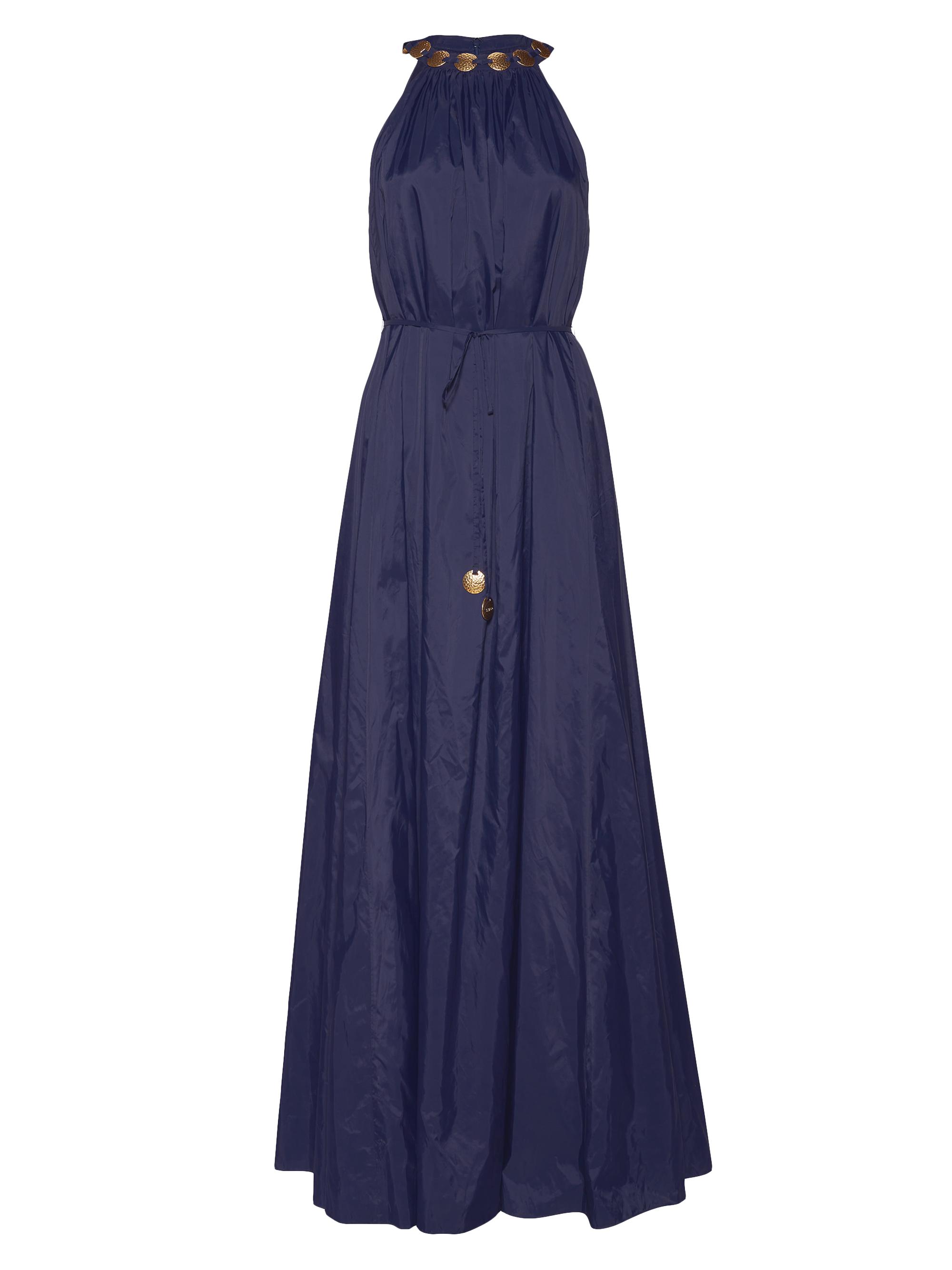 Staud Women's Benoit Embellished Nylon Maxi Dress - Navy