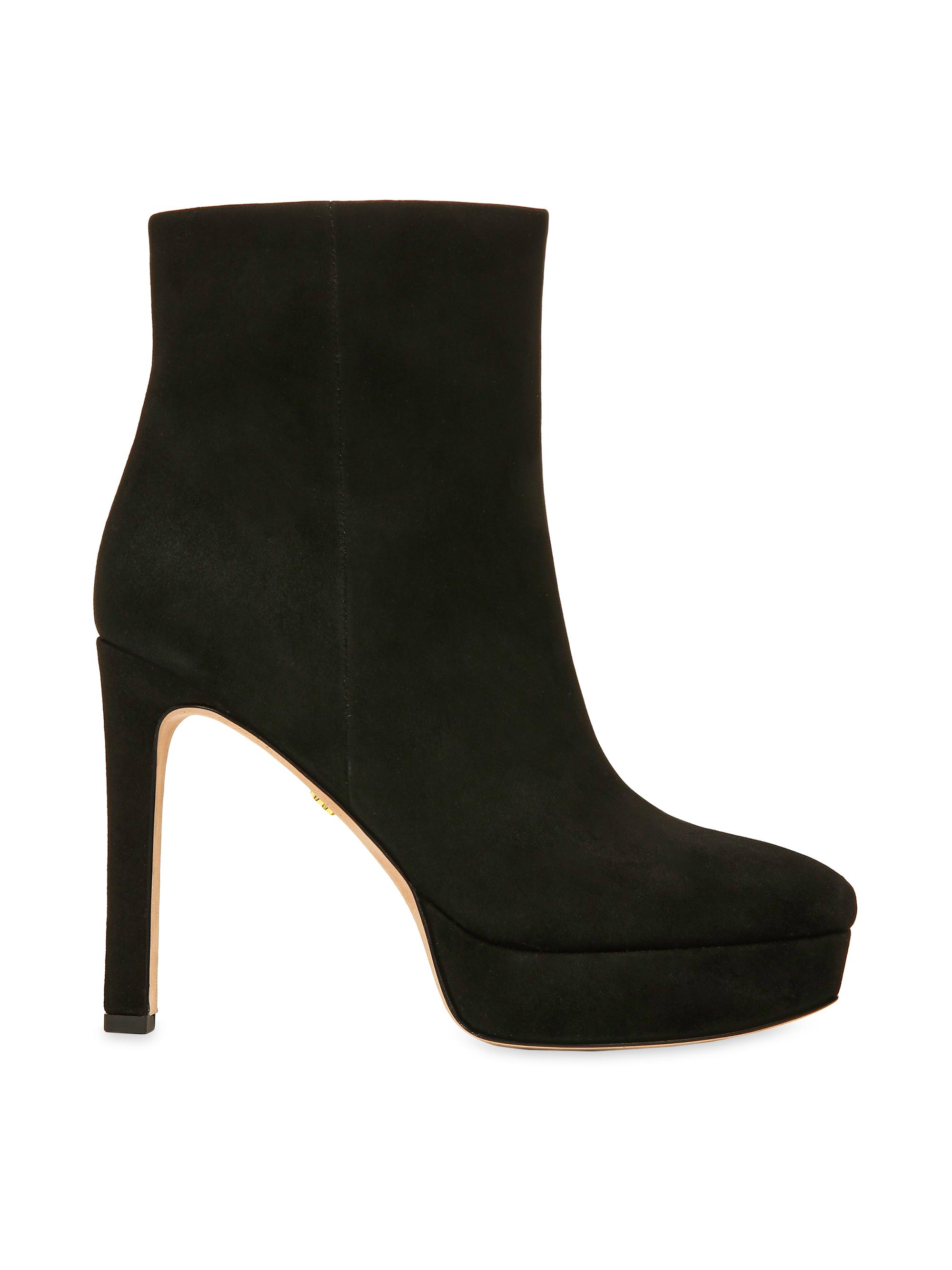Veronica Beard Women's Dali Suede Booties - Black