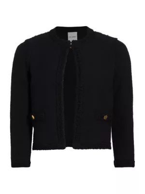 Bouclé Knit Jacket